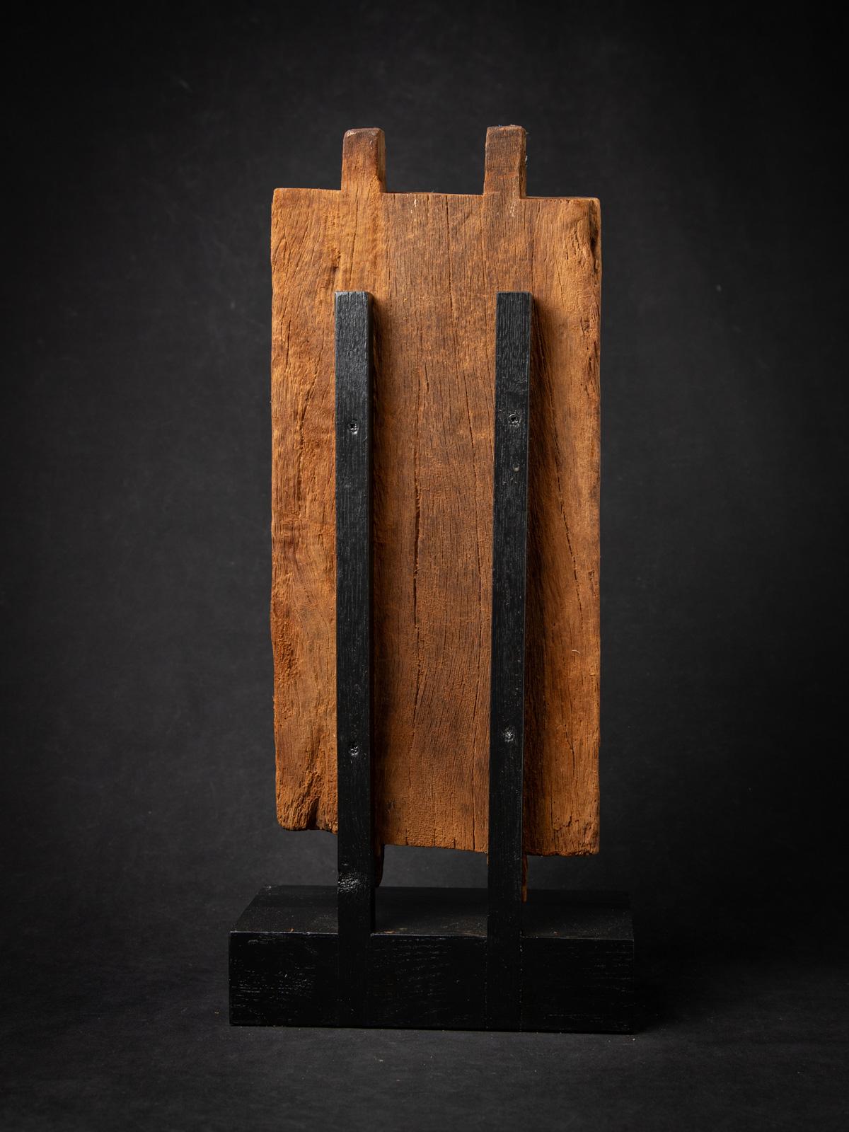 18th century Antique wooden Indian temple panel from India For Sale 3