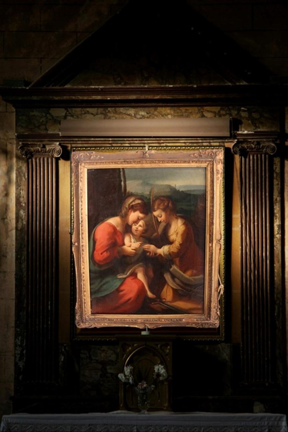 Siglo XVIII Antonio Correggio Los Desposorios Místicos de Santa Catalina en Bastante bueno estado para la venta en Seaford, GB