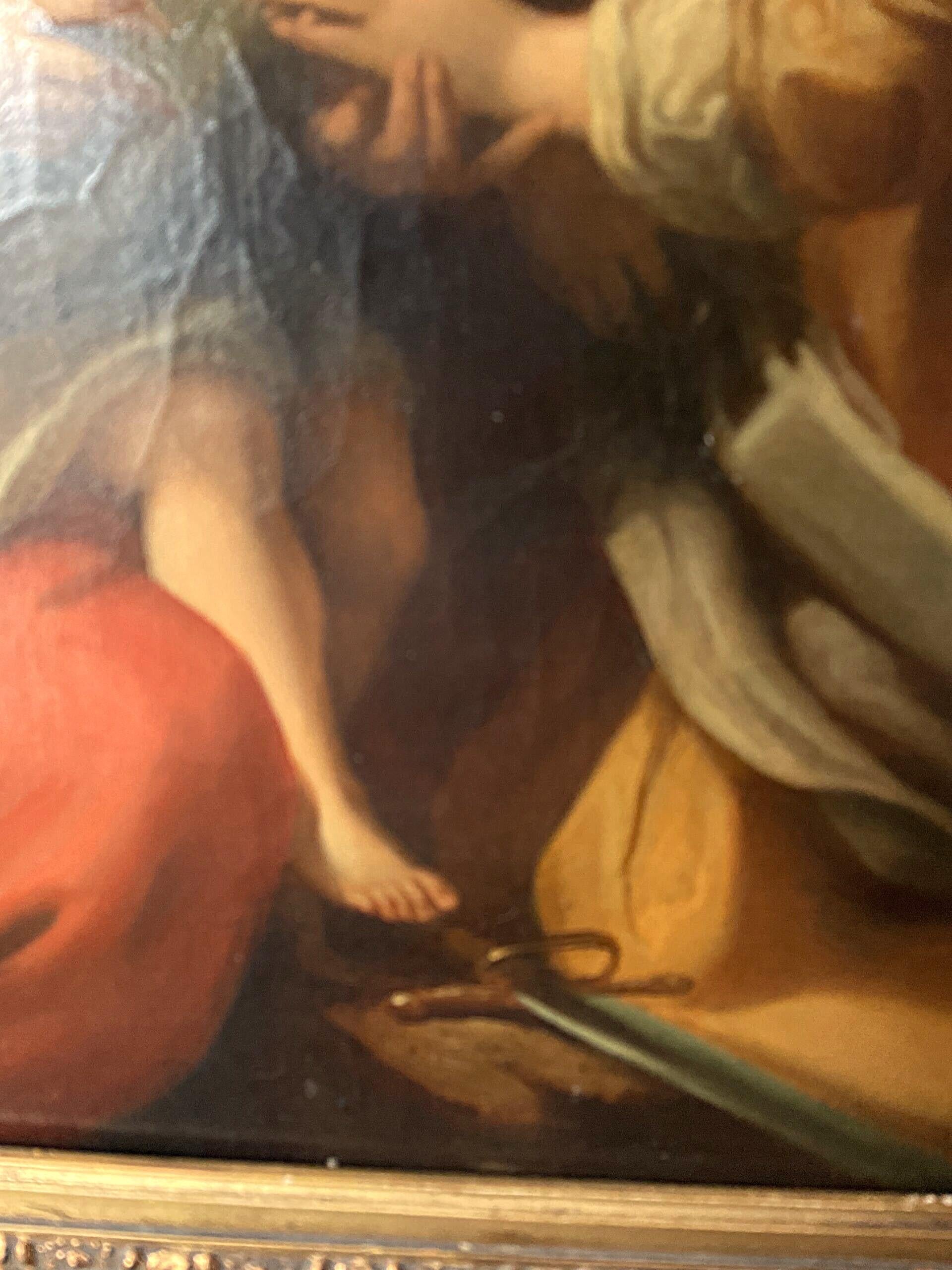Siglo XVIII Antonio Correggio Los Desposorios Místicos de Santa Catalina Lienzo en venta