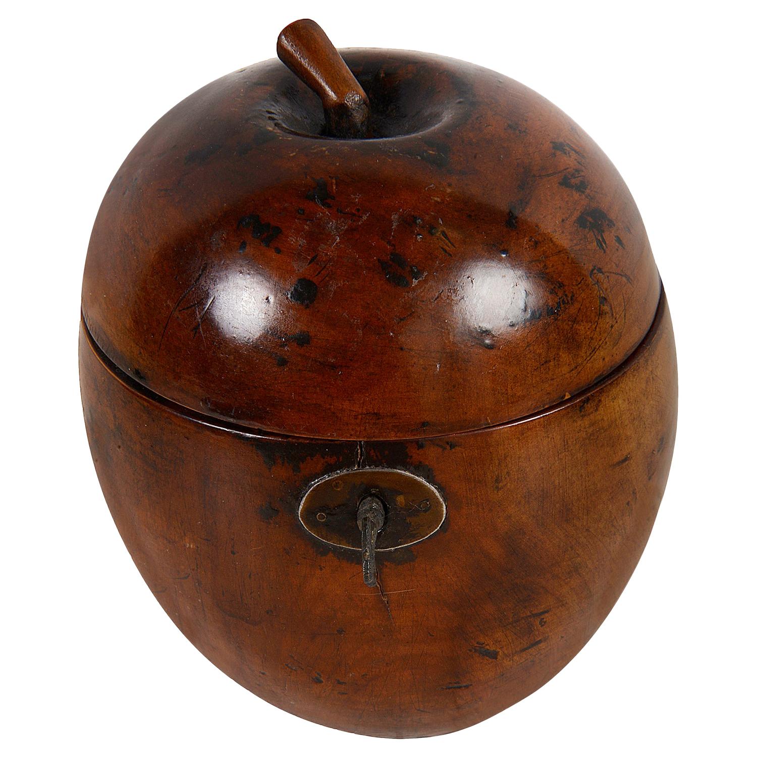 18th Century style Apple Tea Caddy