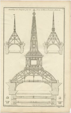 18th Century Architectural Mastery by Neufforge in Engravings, Circa 1770