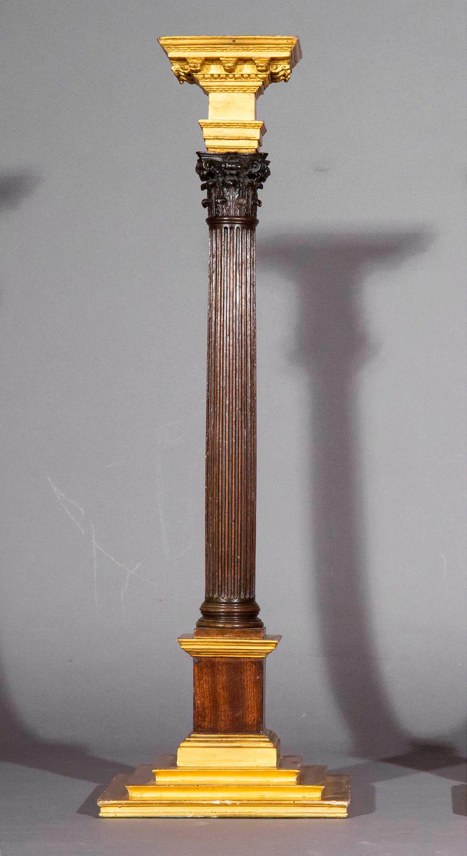 Modèle architectural d'une colonne corinthienne du 18e siècle, vers 1760 Bon état - En vente à Richmond, London