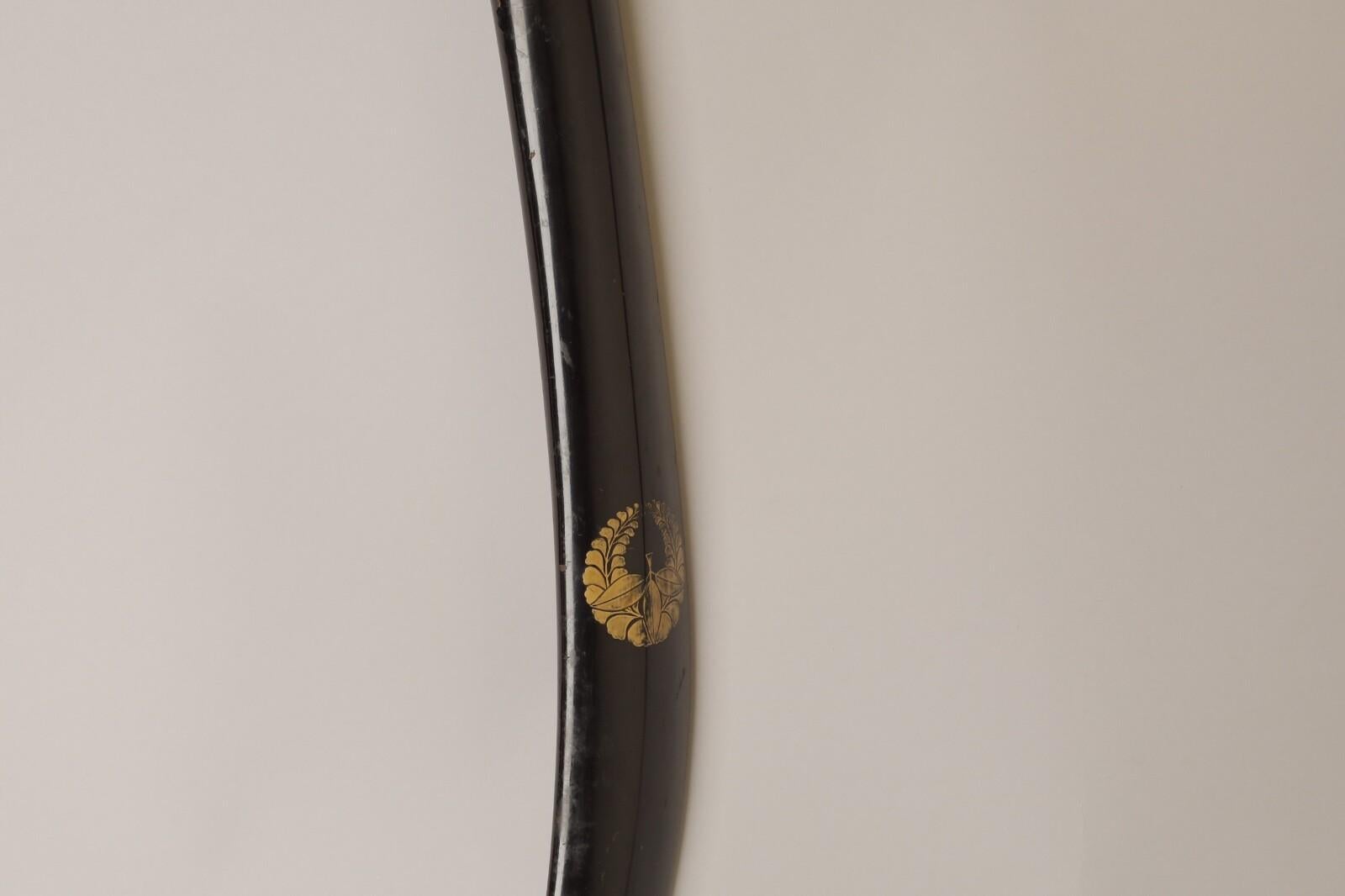 18th century are Samurai Naginata Saya with original silk cover For Sale 8