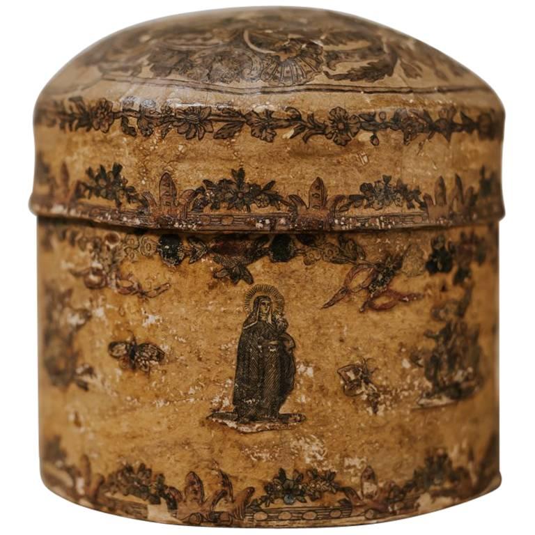 Caja de tiza veneciana Arte Povera del siglo XVIII