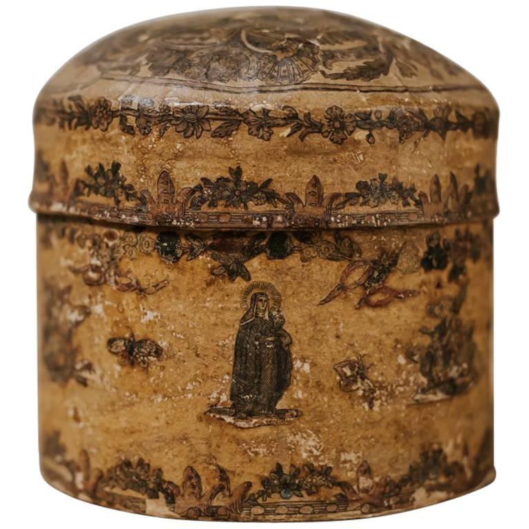 18th Century Arte Povera Venetian Chalk Box For Sale