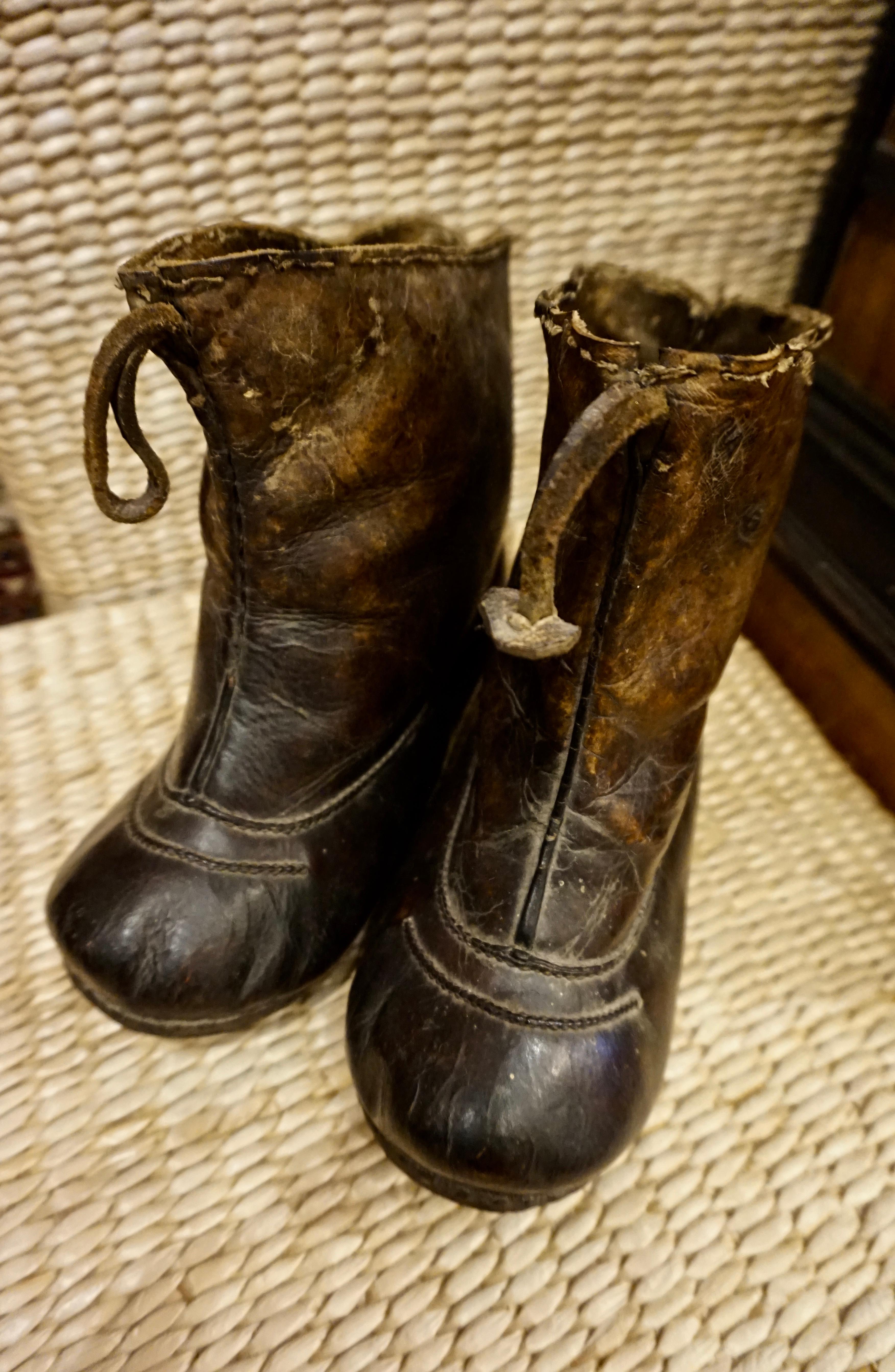 old snow boots