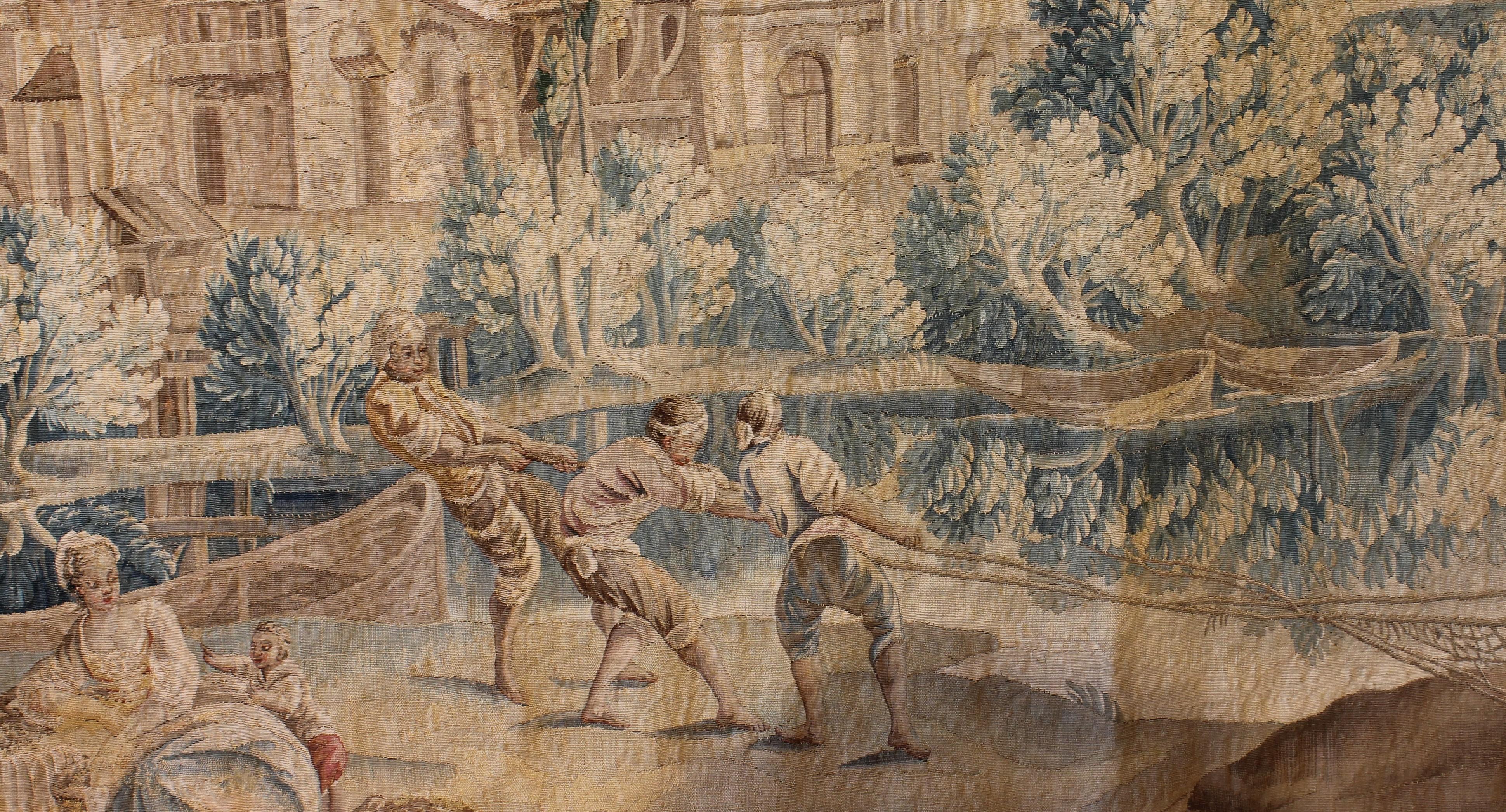 Louis XV 18th Century Aubusson Tapestry, 2m32h-2m71l