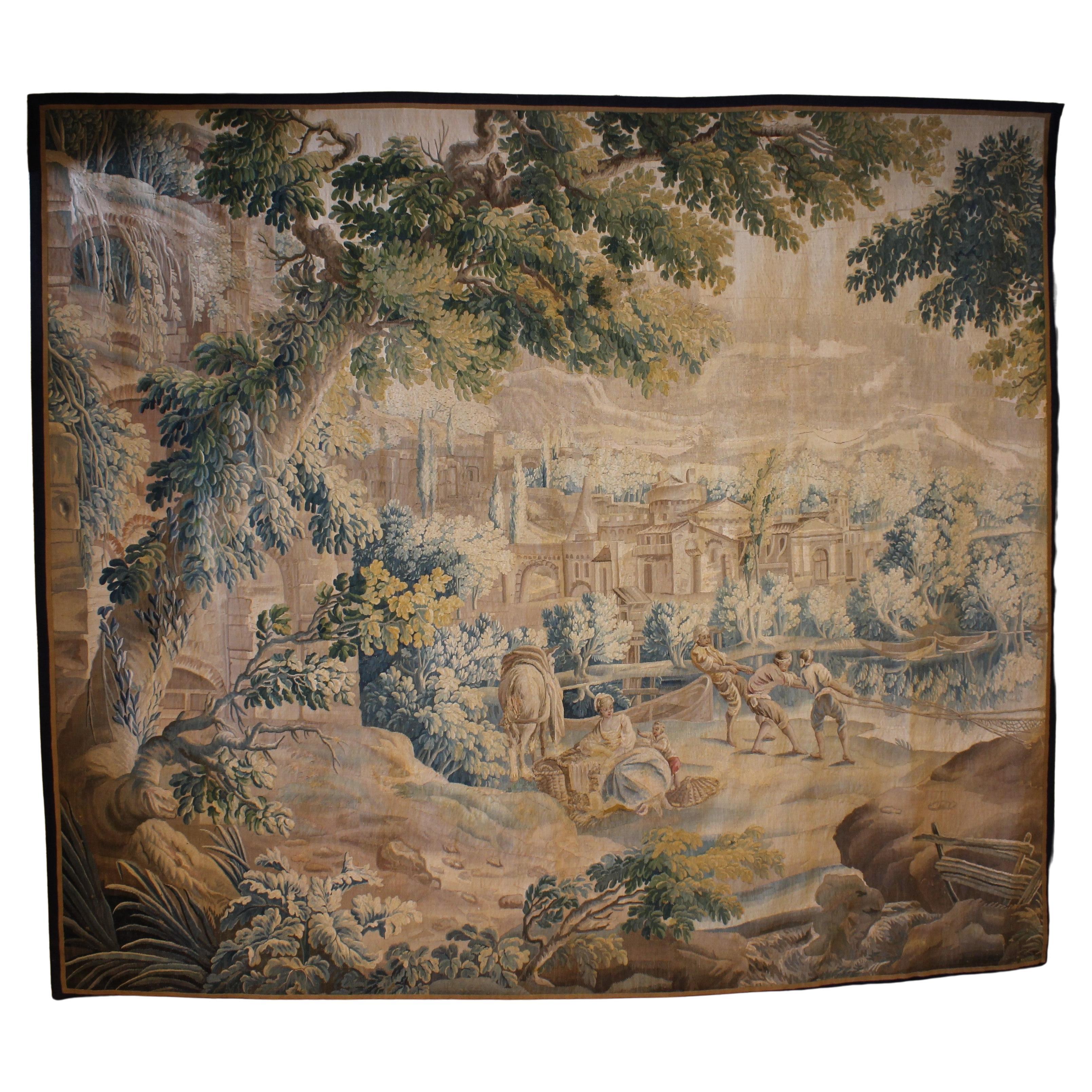 18th Century Aubusson Tapestry, 2m32h-2m71l