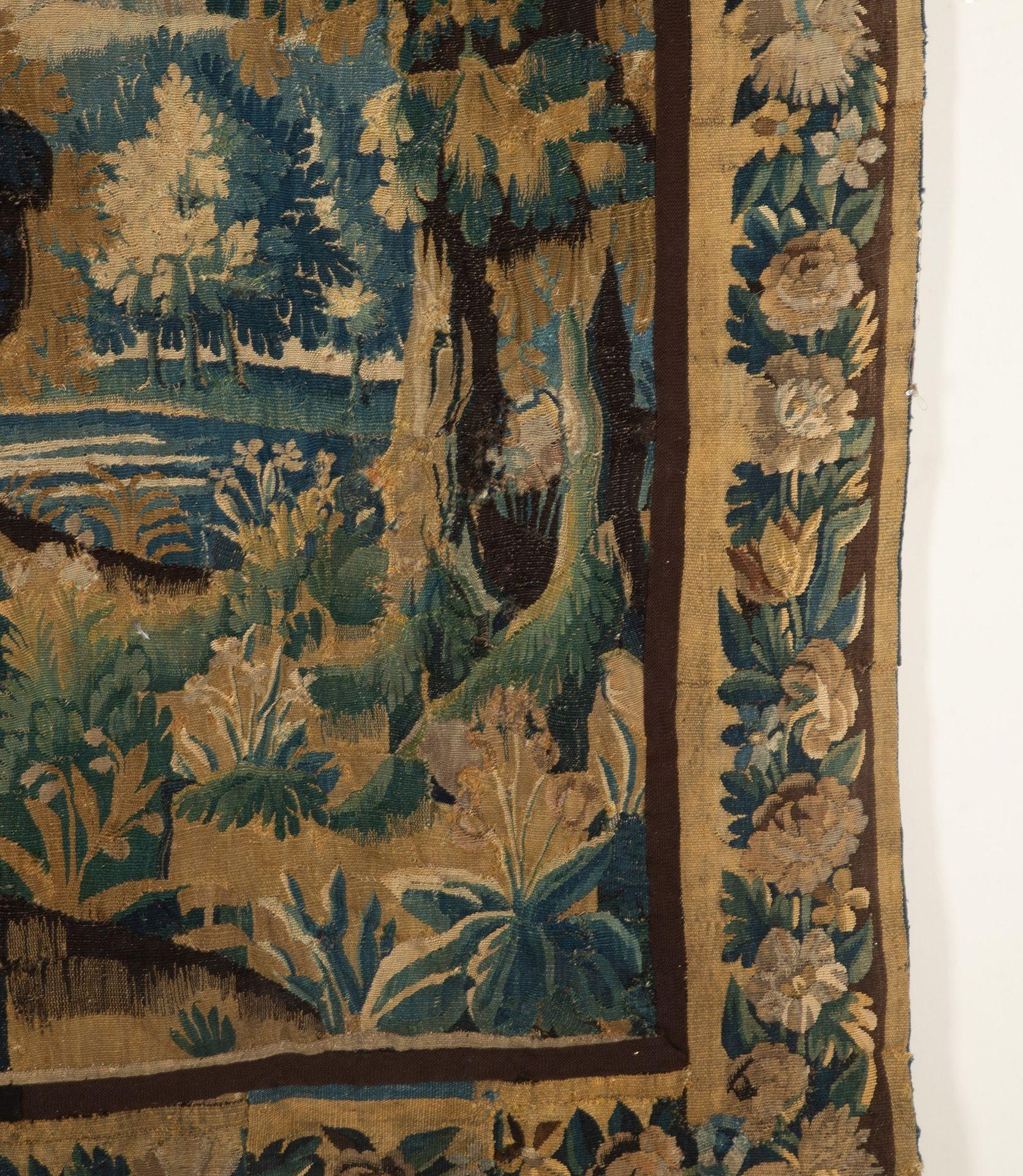 A very good quality 18th Century French Aubusson tapestry. Retaining beautiful bright colours throughout.
Relined to the back and with rings for easy hanging.
Circa 1720.