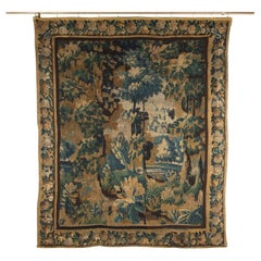 Antique 18th Century Aubusson Tapestry