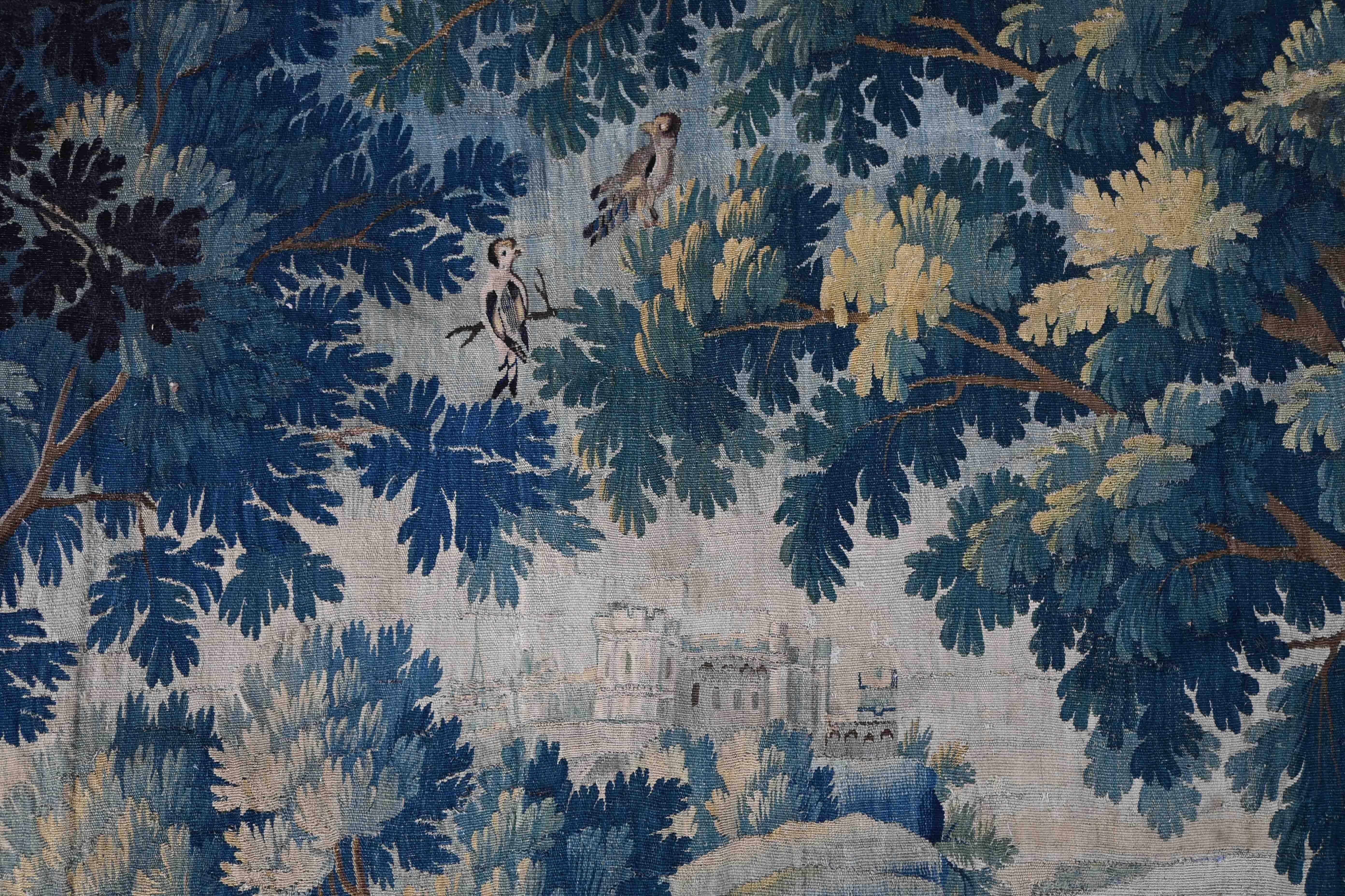 18th century Aubusson tapestry (greenery) - N°-1345 1