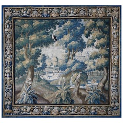 Aubusson-Wandteppich (Greenery) aus dem 18. Jahrhundert – Nr. 1341