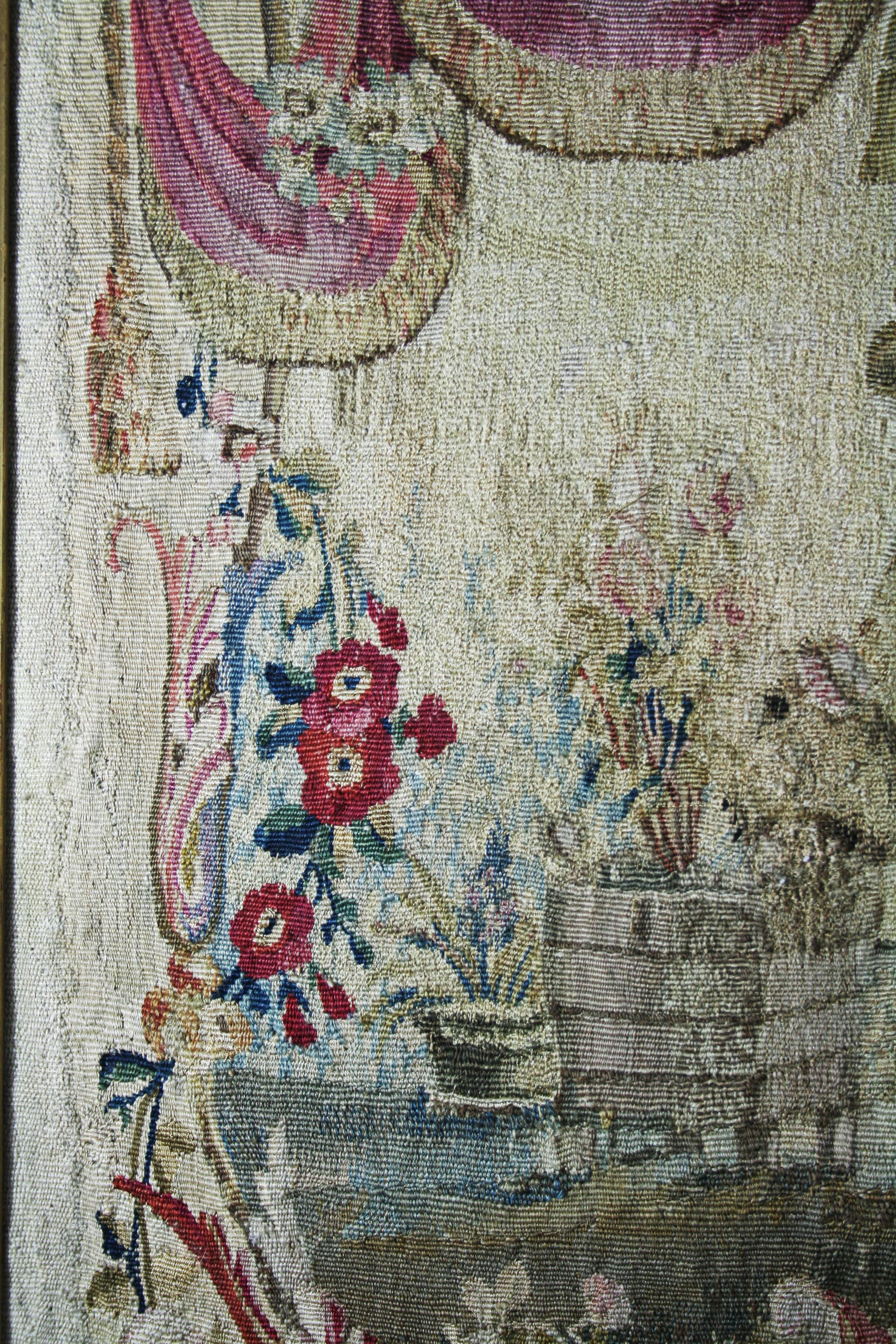 Louis XV 18th Century Aubusson Tapestry 