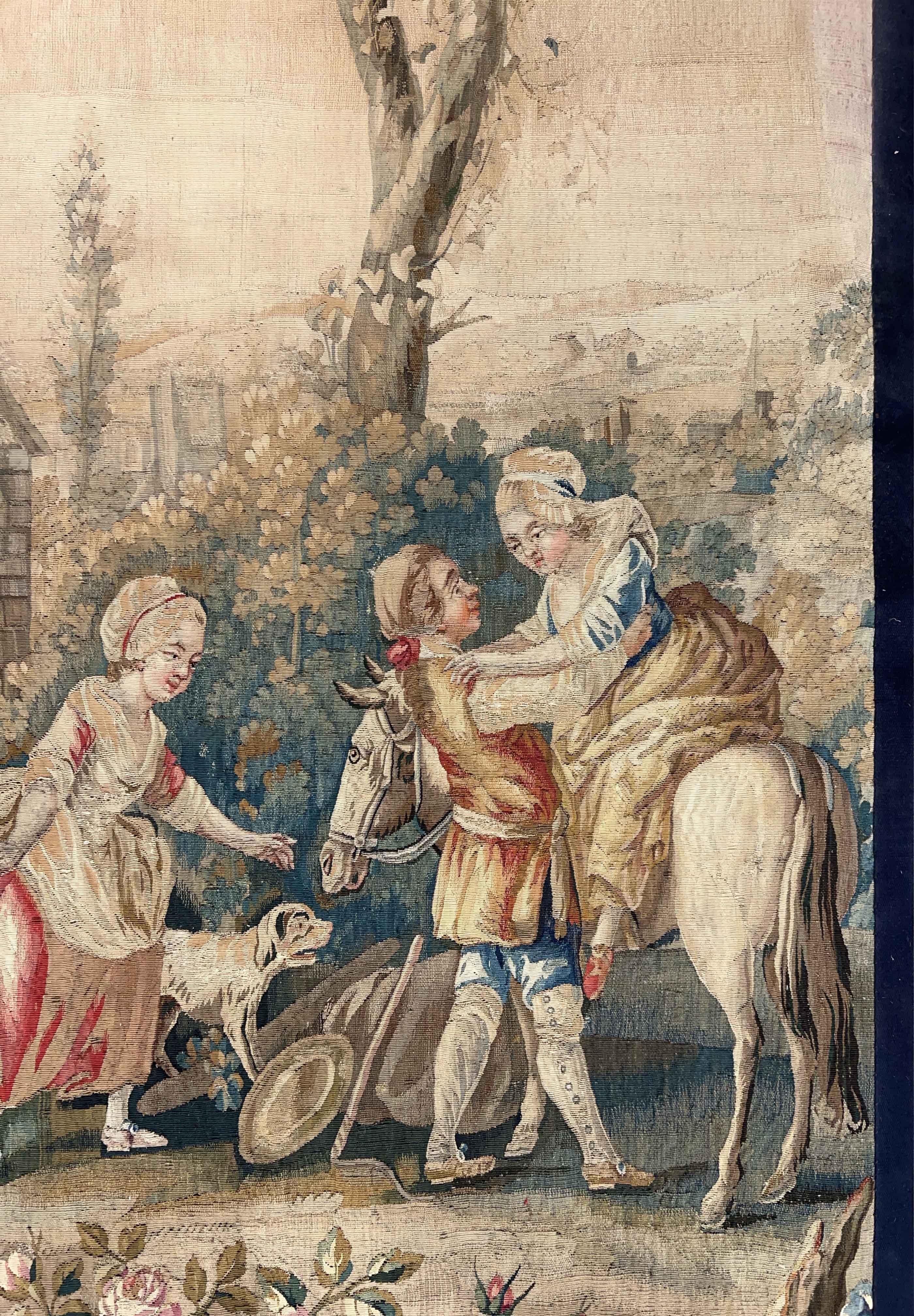 18th Century, Aubusson Tapestry, N° 1195 In Excellent Condition For Sale In Paris, FR