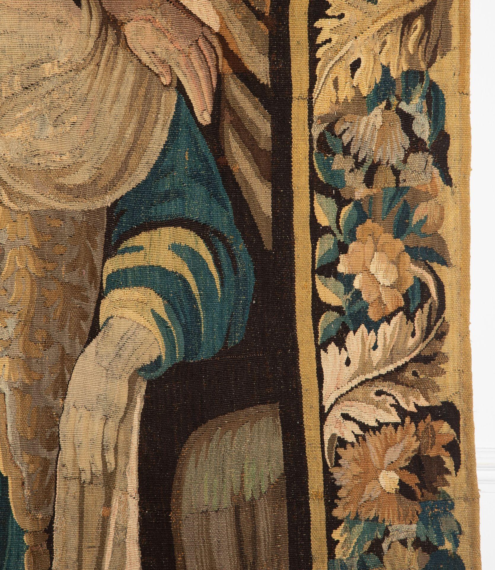 18th Century Aubusson Tapestry Showing a Centurion and Queen For Sale 7