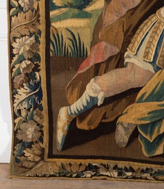 18th Century Aubusson Tapestry Showing a Centurion and Queen