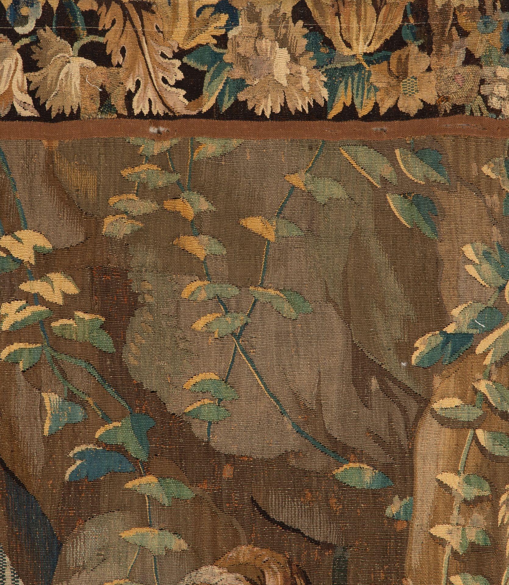 Mid-18th Century 18th Century Aubusson Tapestry Showing a Centurion and Queen For Sale