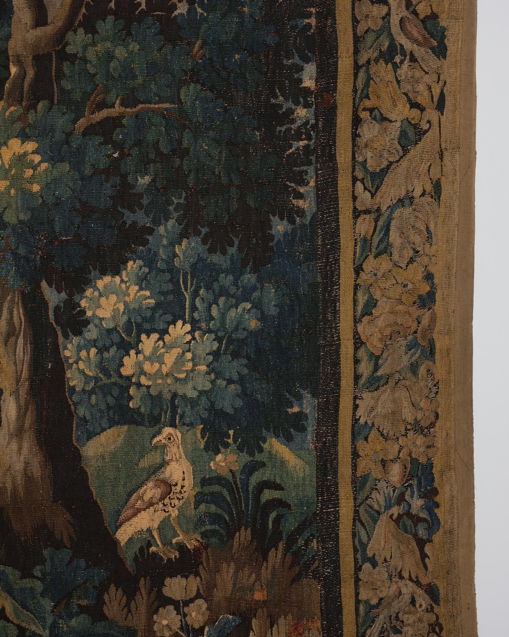 Arazzo Aubusson Verdure del XVIII secolo In condizioni buone in vendita a Los Angeles, CA