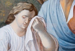 Augsburg, XVIII secolo – Joseph venduto come schiavo – Pittura su vetro rovesciato – Germania