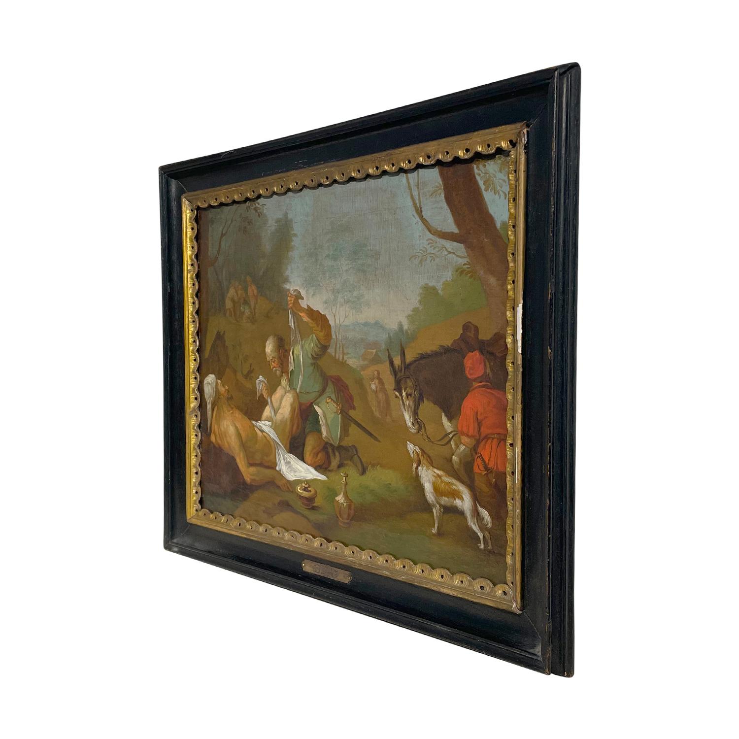 18. Jahrhundert Österreichischer Barock Öl auf leinwand Gemälde von Franz Xaver Hornöck (Handgefertigt) im Angebot