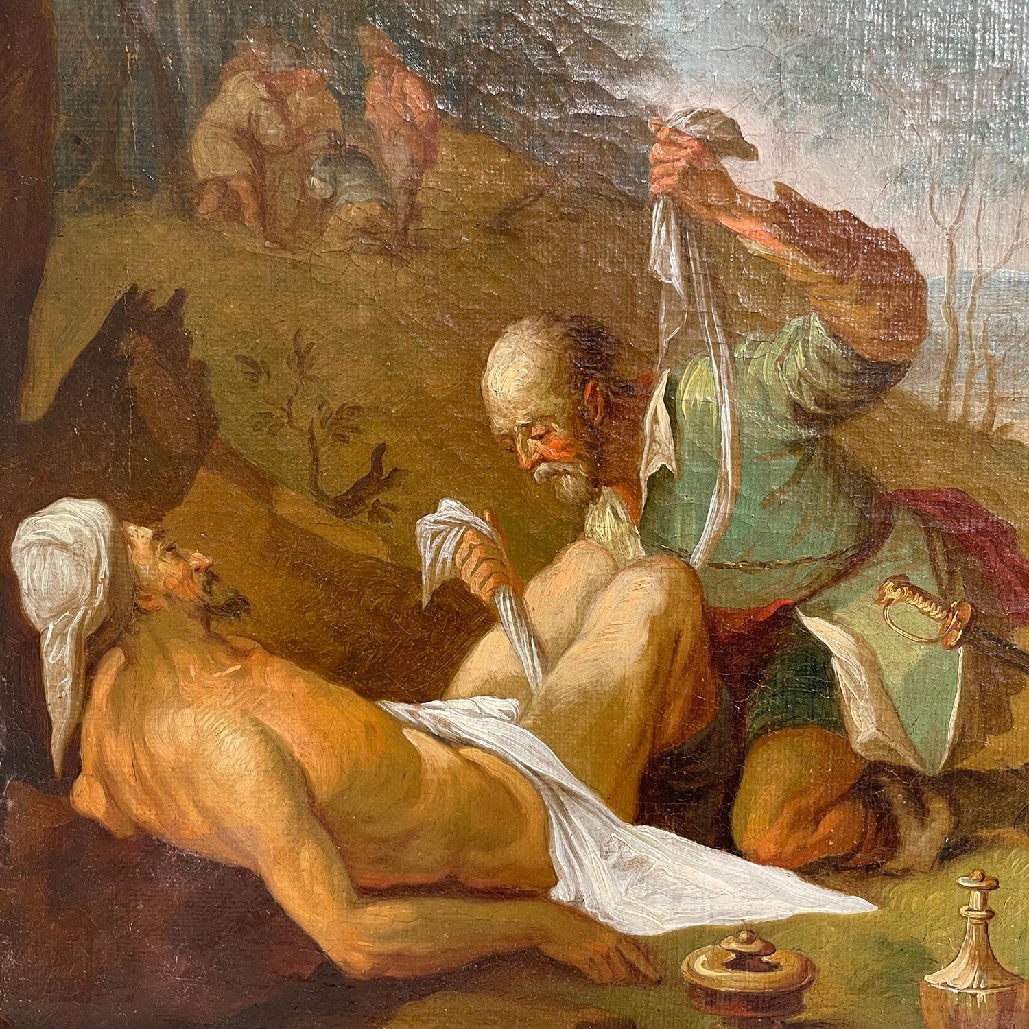 18. Jahrhundert Österreichischer Barock Öl auf leinwand Gemälde von Franz Xaver Hornöck im Angebot 1