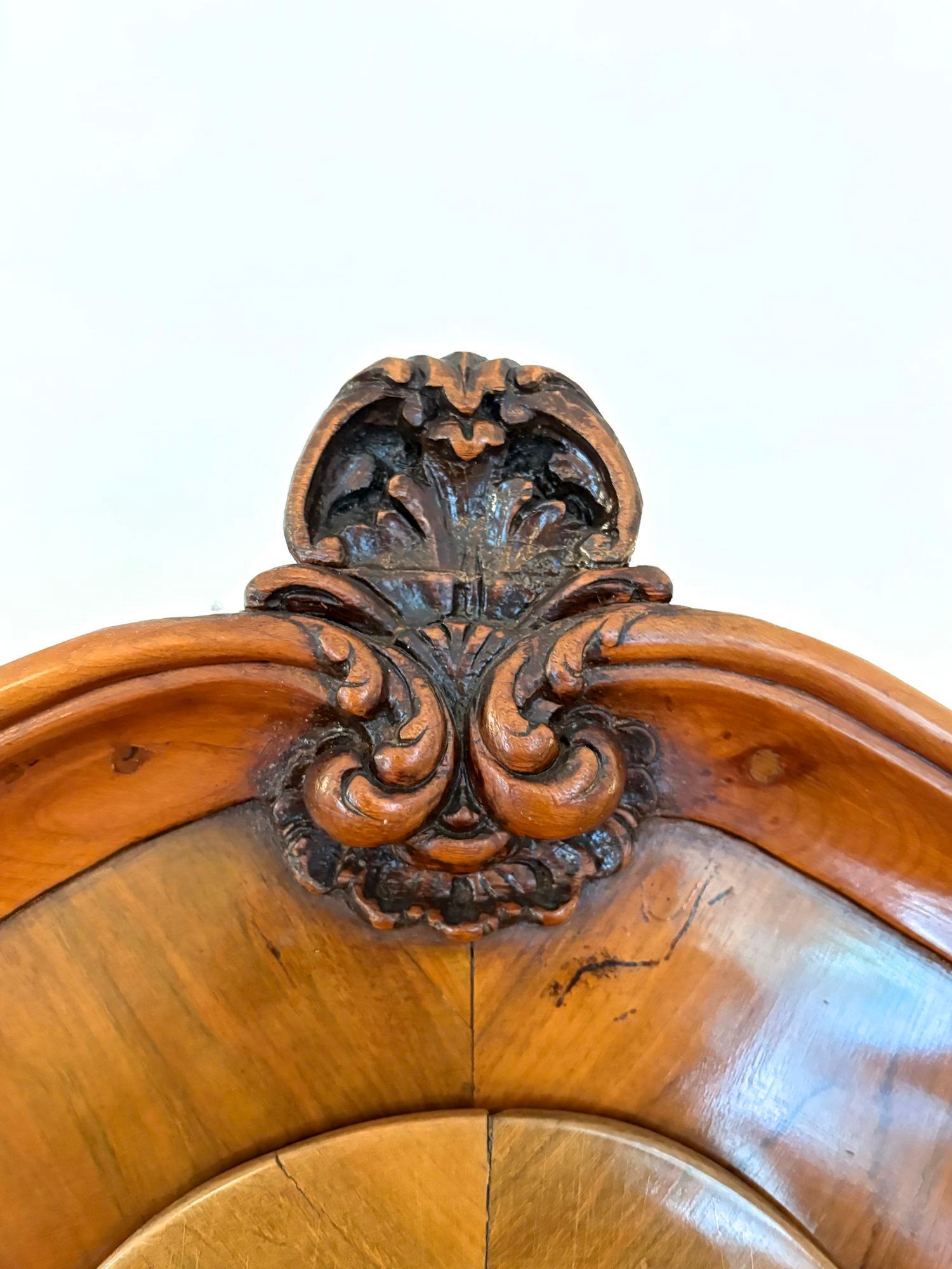 18th Century Austrian Baroque Secretaire/ Bureau Cabinet, Nutwood, AT ca. 1770 For Sale 14