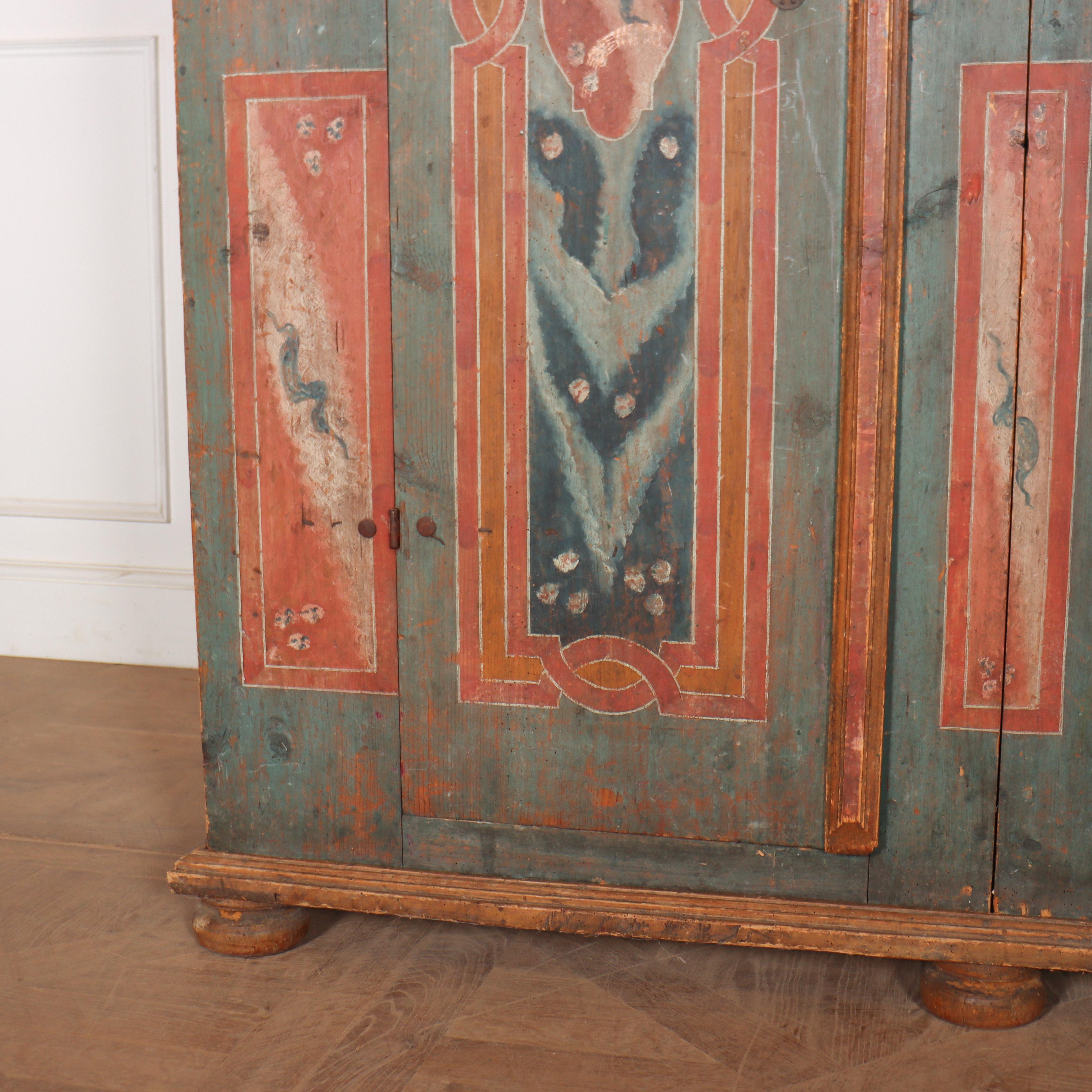 Pine 18th Century Austrian Marriage Armoire