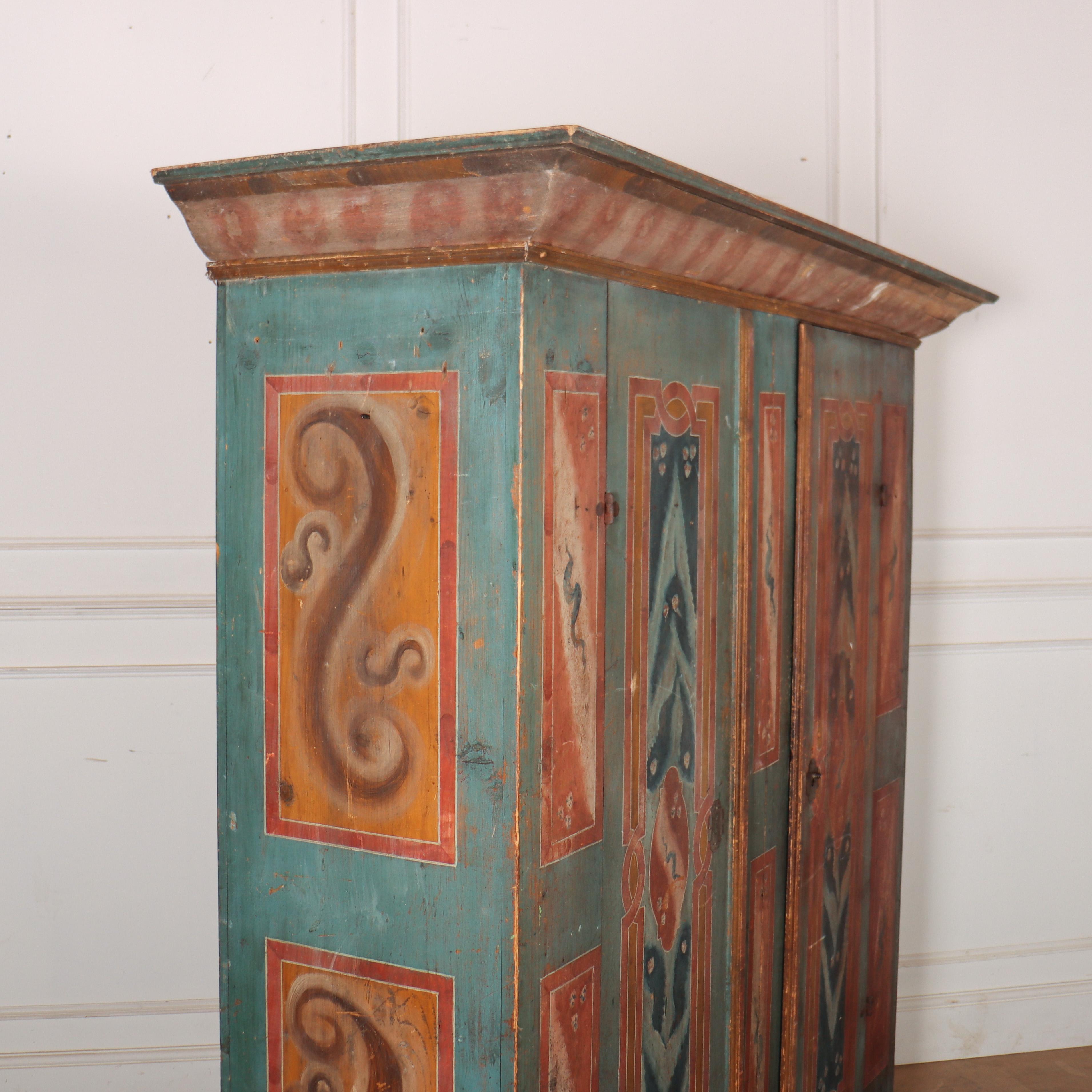 18th Century Austrian Marriage Armoire 4