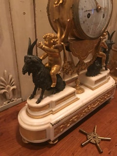 18th Century Bacchante Bronze Dore’ Mantel Clock