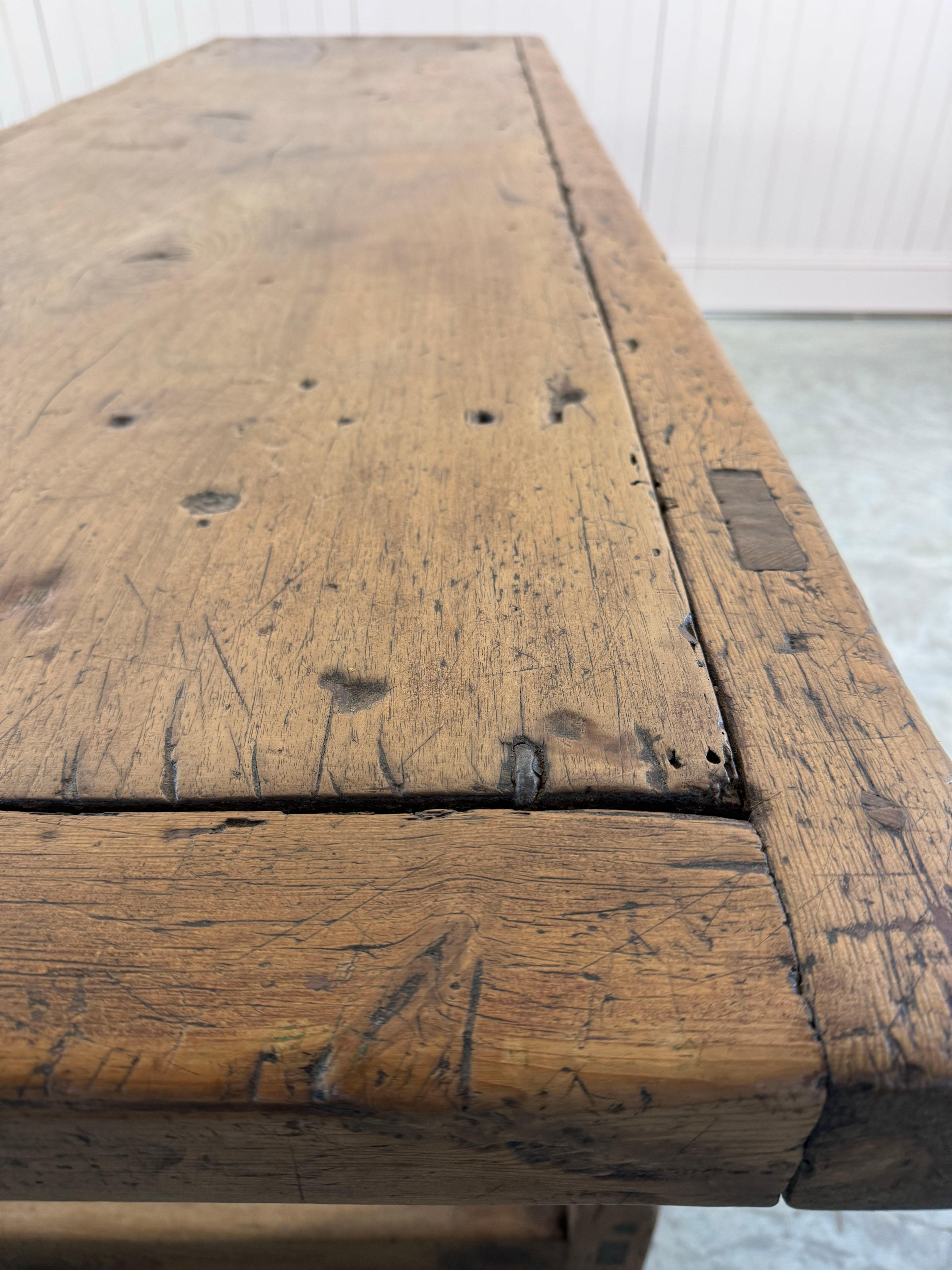 Oak 18th Century Bakery Table