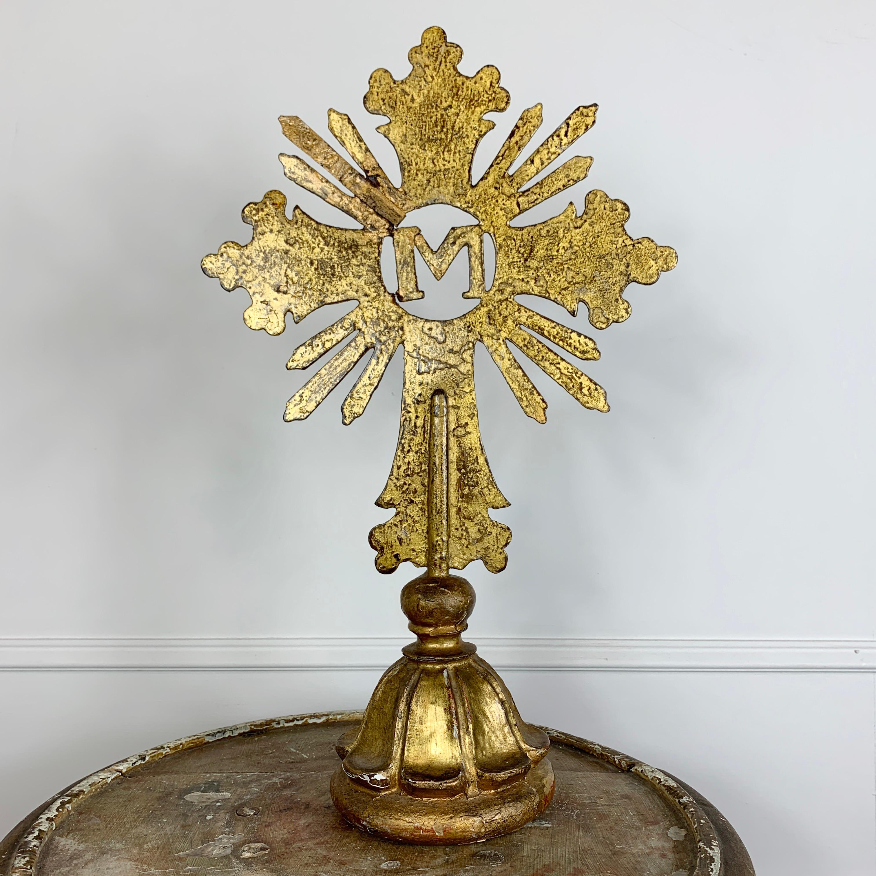 18th Century Baroque Altar Cross 3