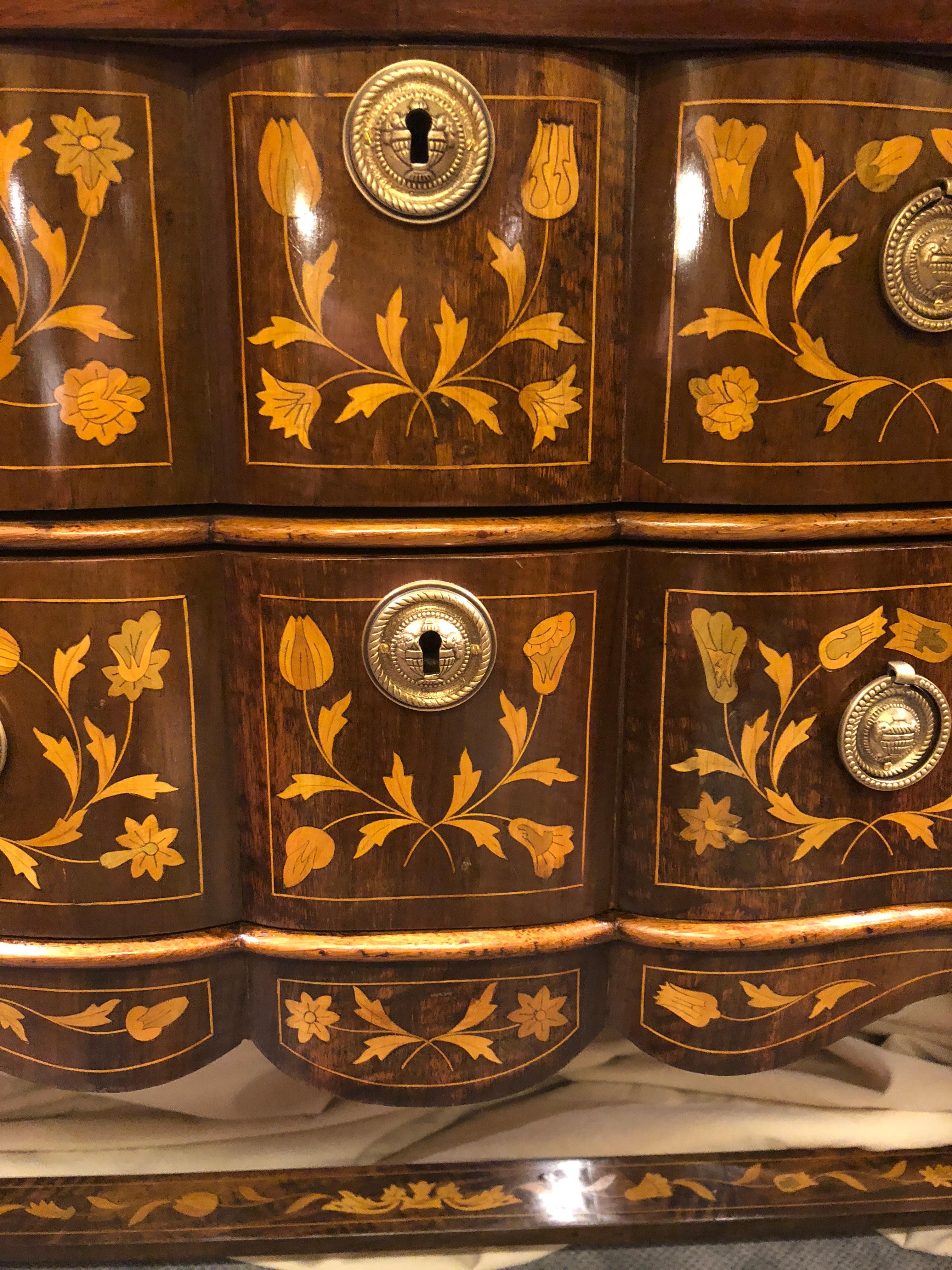 Dutch 18th Century Baroque Cabinet with Vitrine, Holland, 1770-1780 For Sale