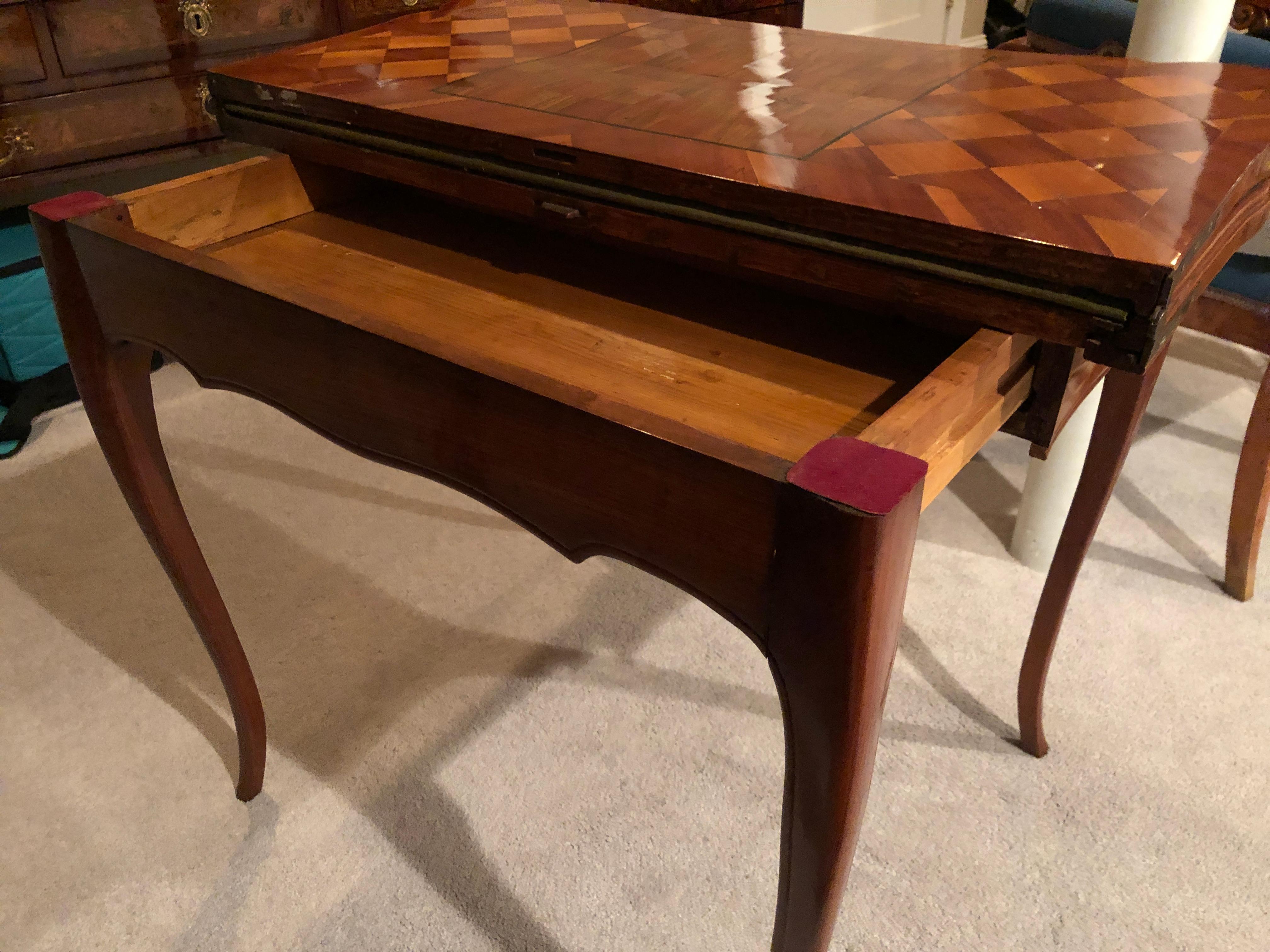 18th Century Baroque Card Table, Germany, 1760 For Sale 2