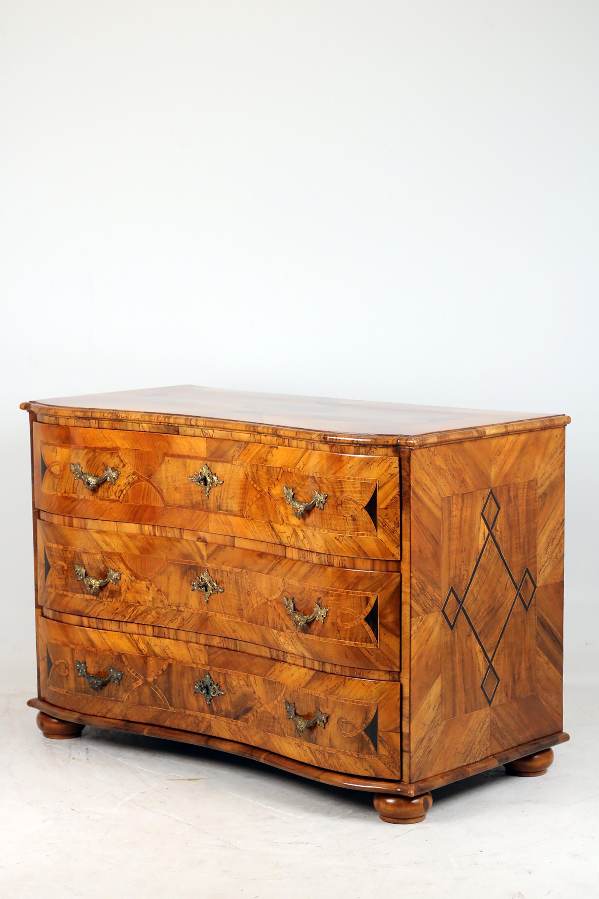 German 18th Century Baroque Chest of Drawers