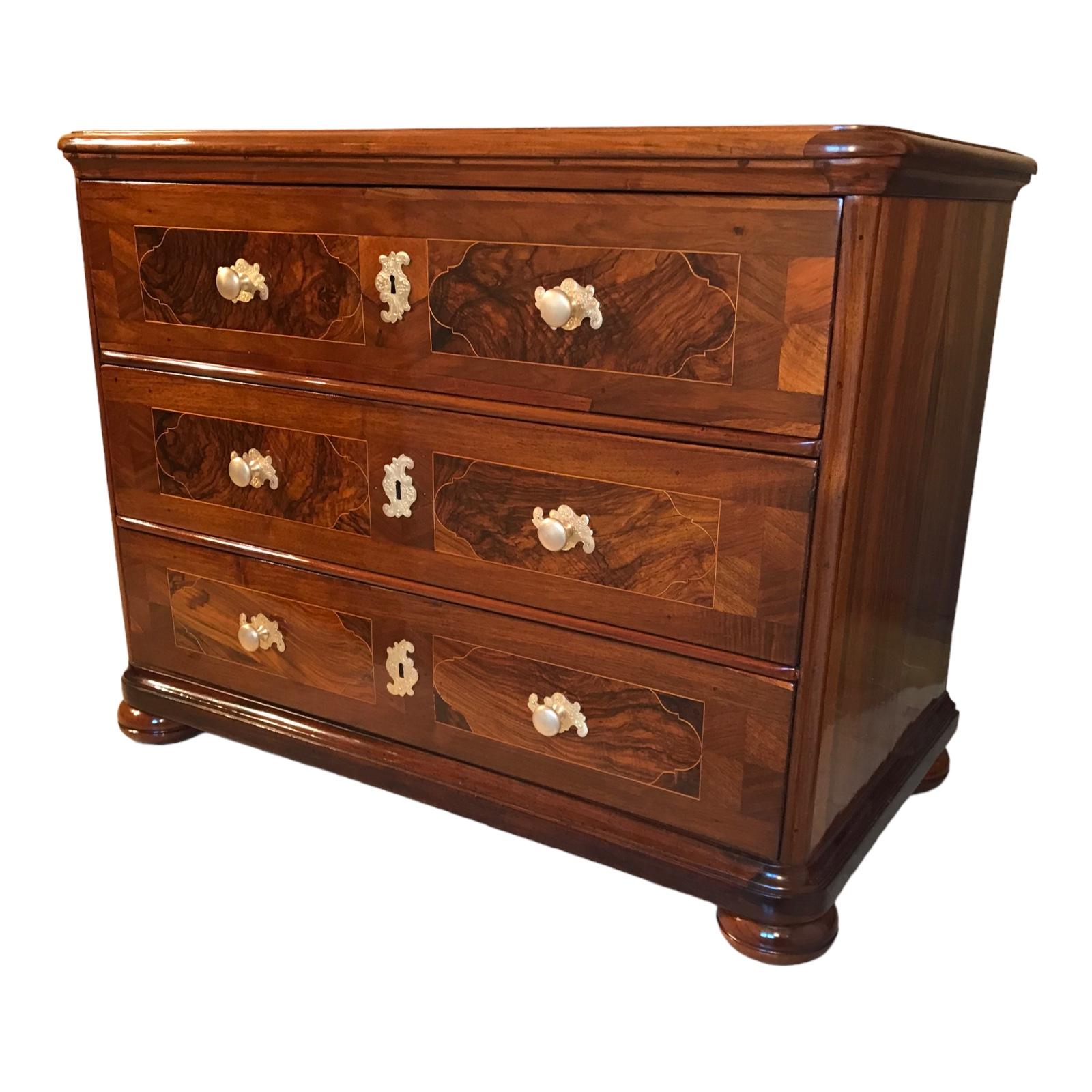 18th Century Baroque Chest of Drawers, Germany In Good Condition For Sale In Belmont, MA