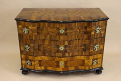 18th Century Baroque Chest Of Drawers - Marquetry/ Inlay Works, Austria ca. 1760