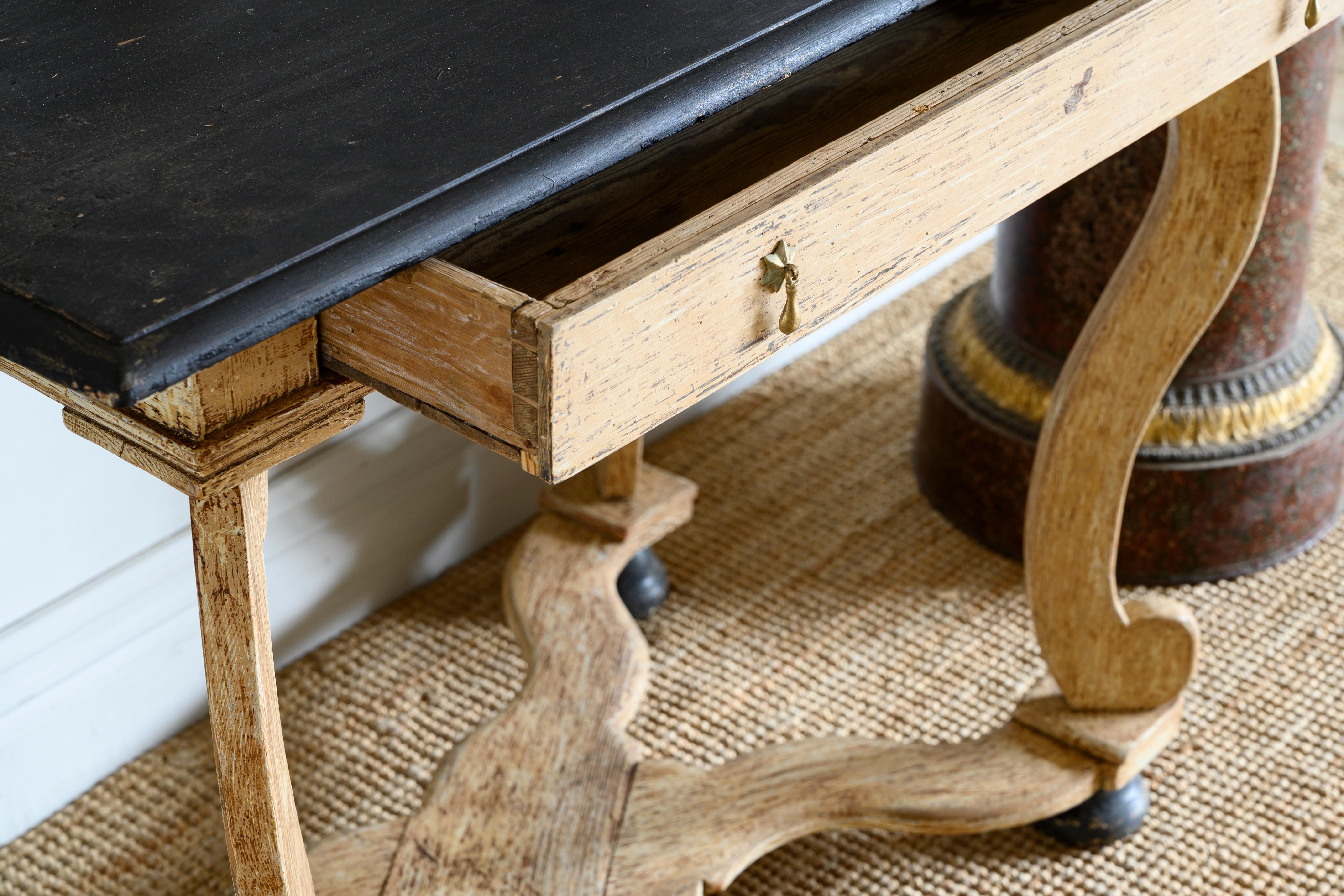 Swedish 18th Century Baroque Console Table