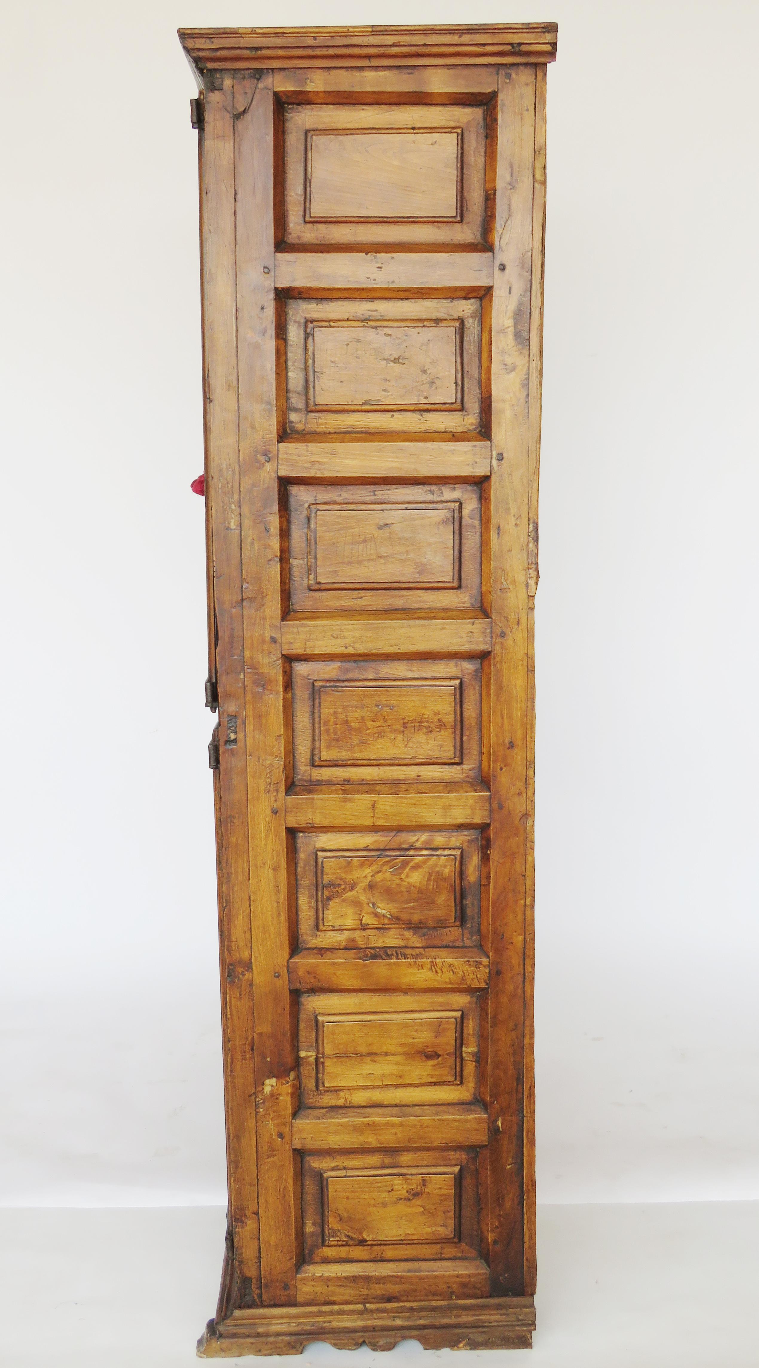 Spanish 18th Century Baroque Larder Cabinet For Sale