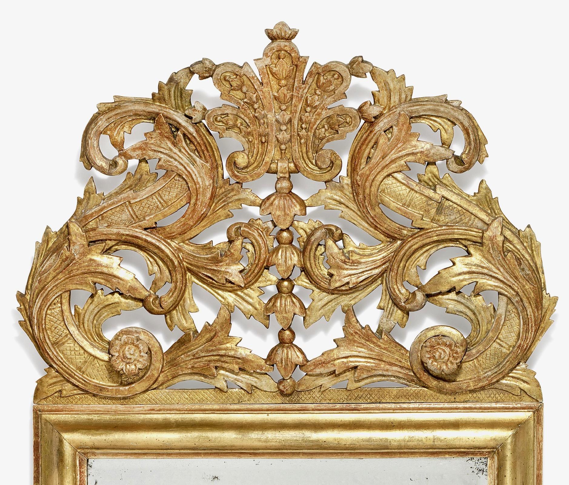 Baroque Miroir baroque du 18e siècle en vente