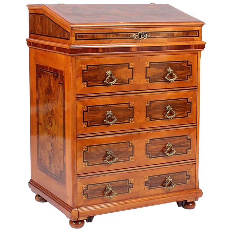 18th Century Baroque Multifunctional Lectern, Secretaire or Chest of Drawers