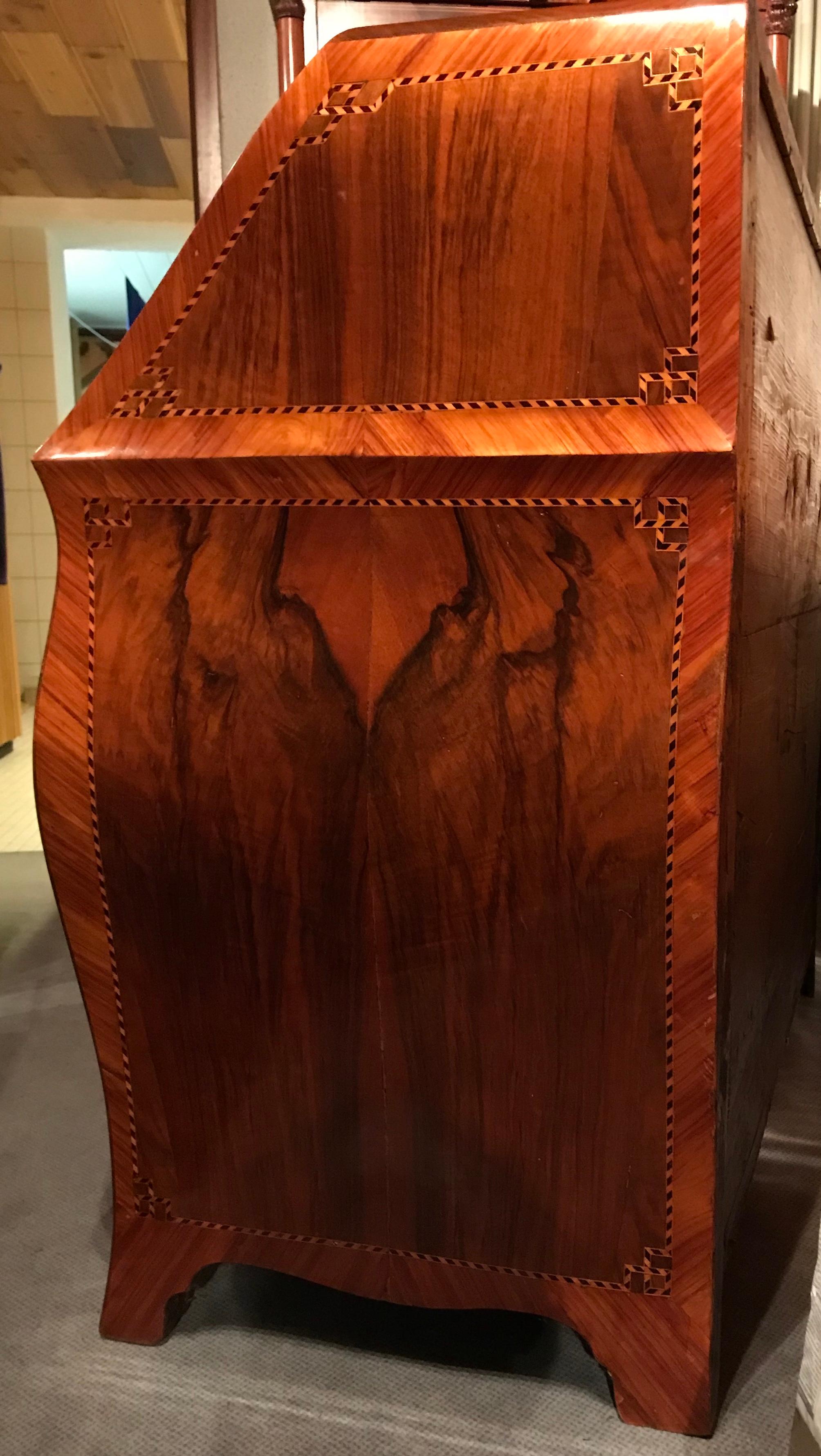 Secretaire barroco del siglo XVIII, Alemania del Sur, 1750-1760 Alemán en venta