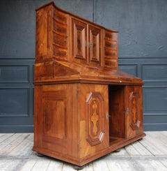 18th Century Baroque Secretary or Writing Desk in Walnut