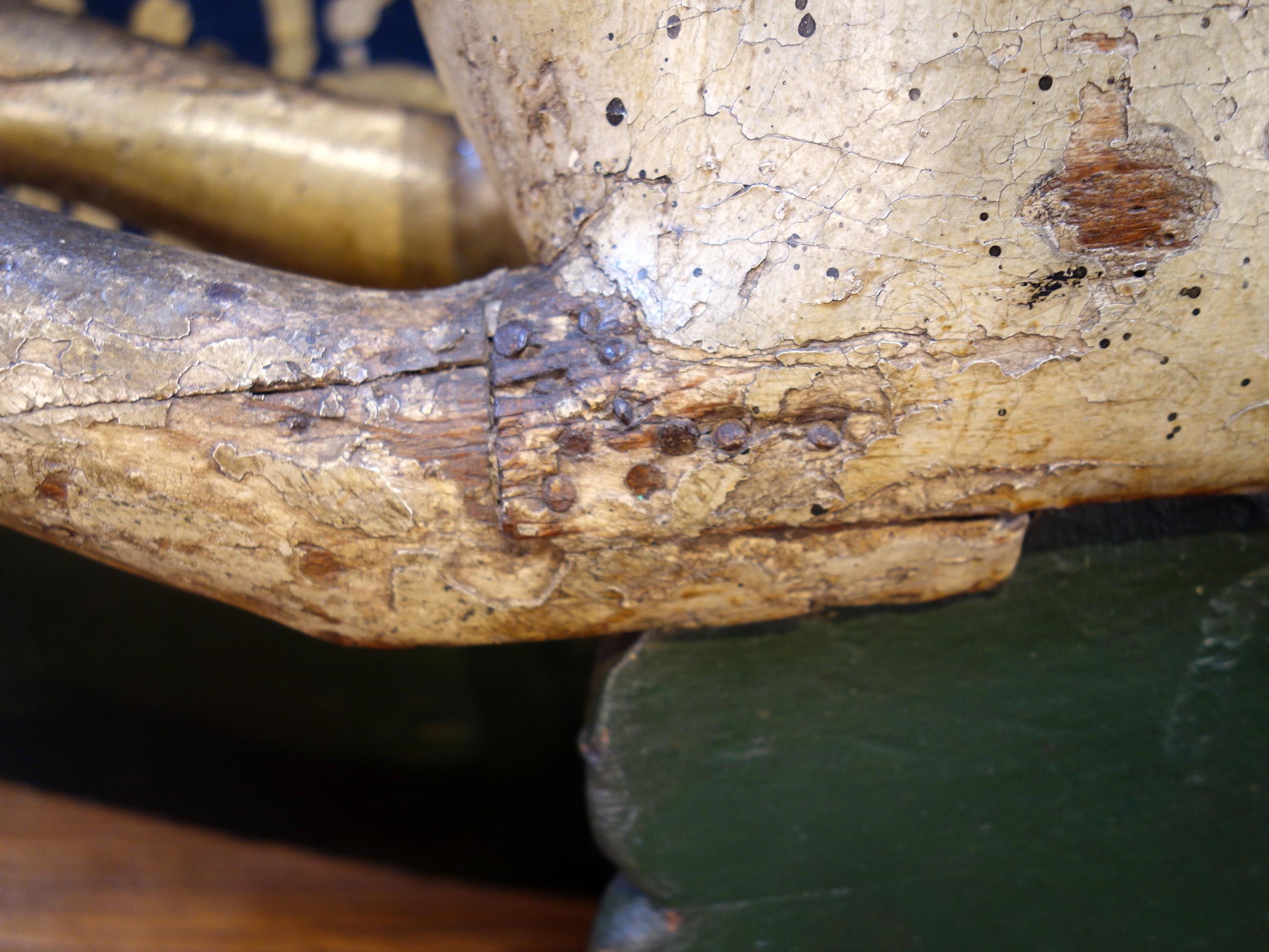 18th Century Baroque Style Painted Wood Rocking Horse, circa 1760 11