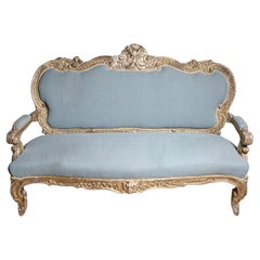 18th Century Baroque styled provincial Italian salon sofa