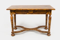 18th Century Baroque Table, Made in Czechia, Fully Restored