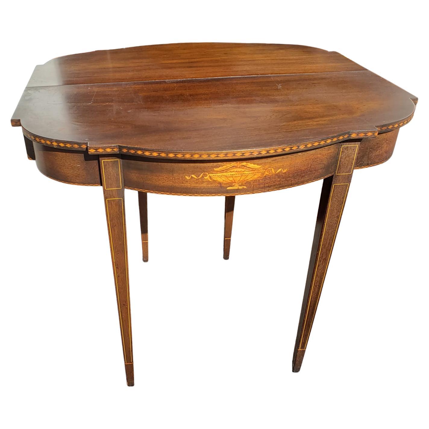 18th Century and Earlier 18th Century Beacon Hill Collection Sheraton Console Game Table
