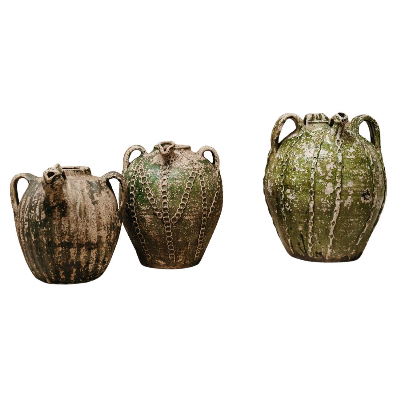 18th Century Beauronne Oil Jars For Sale