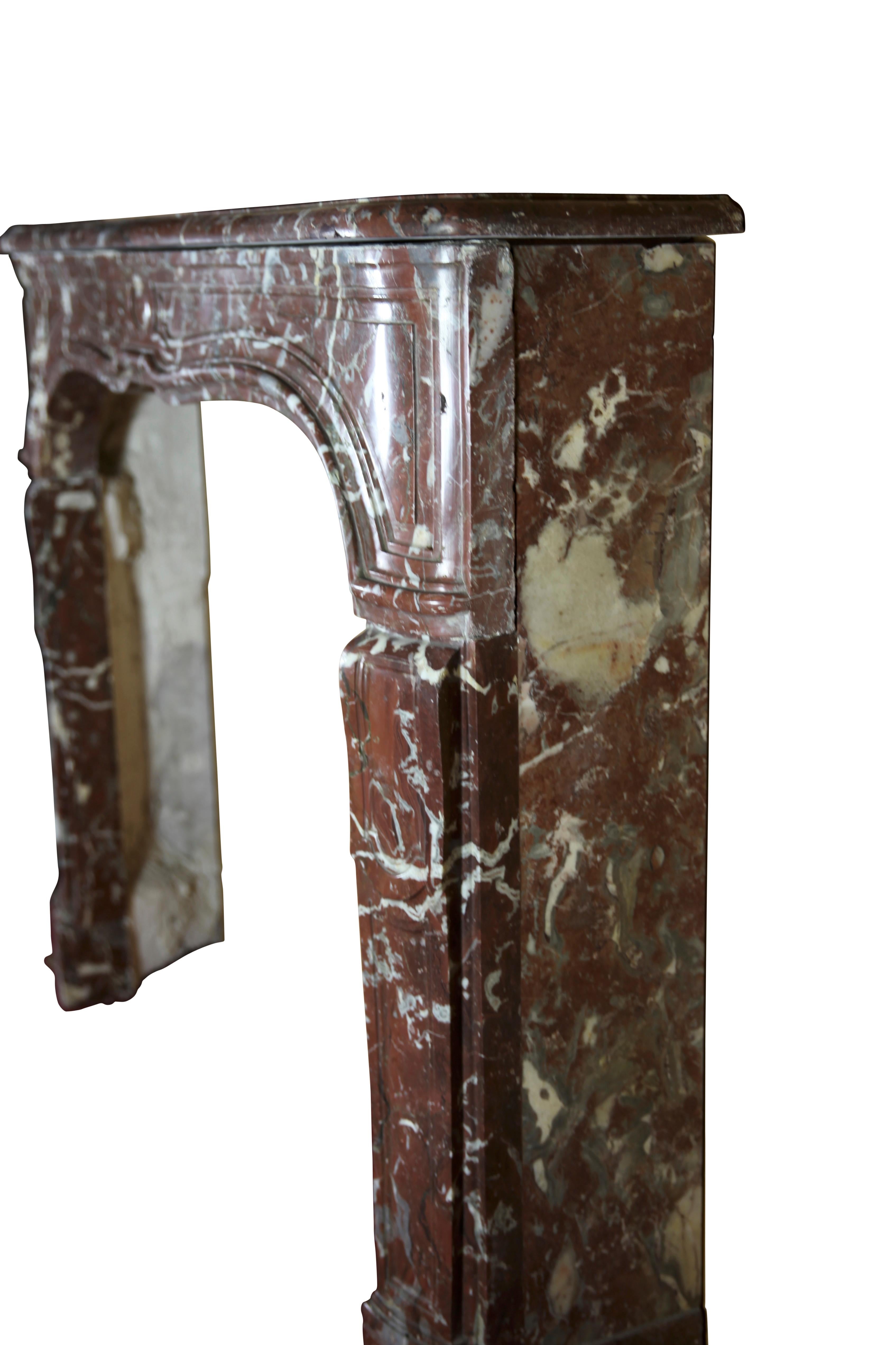 18th Century Belgian Brown Marble Fireplace From The City Of Ghent 6