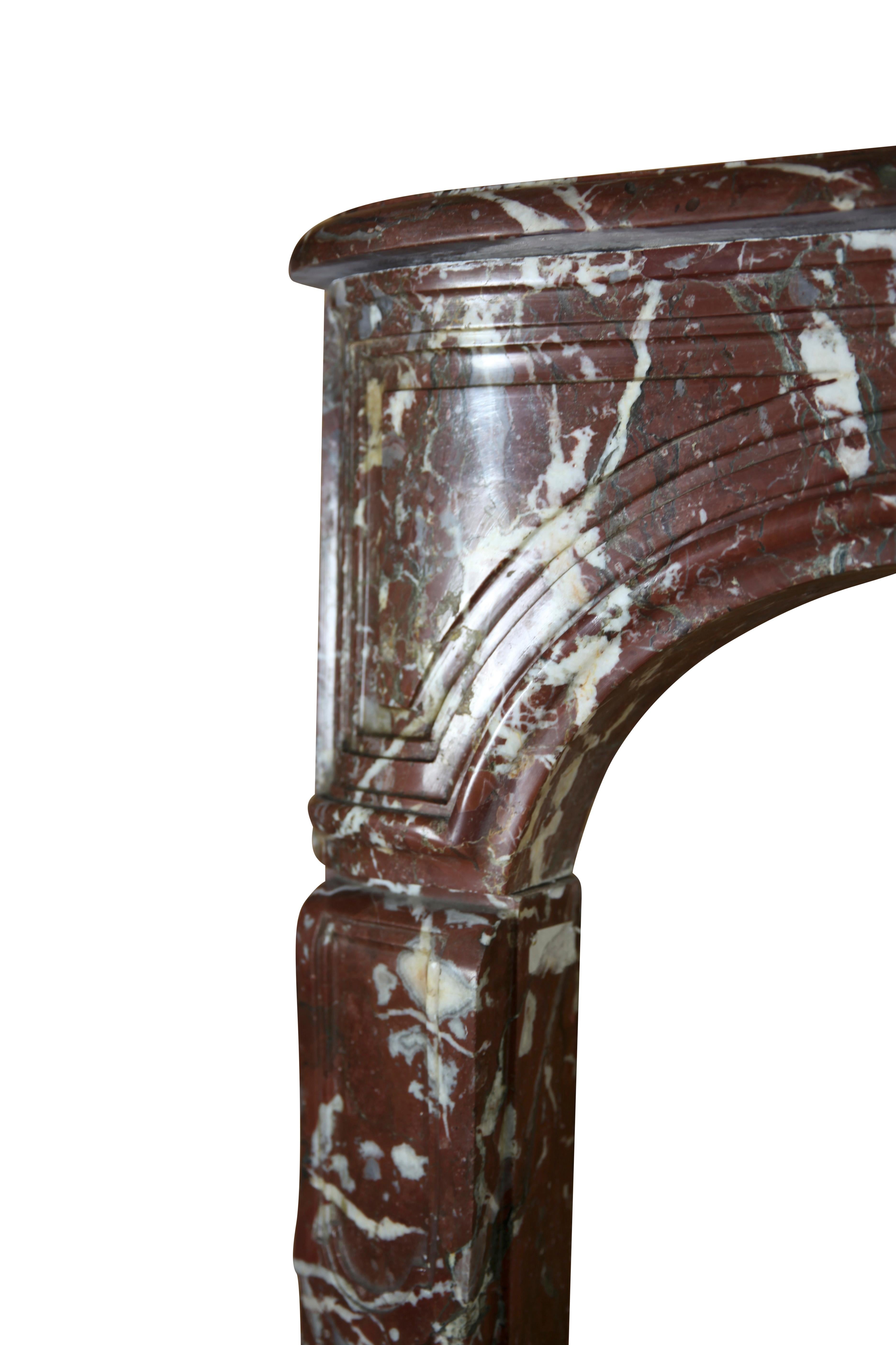 18th Century Belgian Brown Marble Fireplace From The City Of Ghent 8
