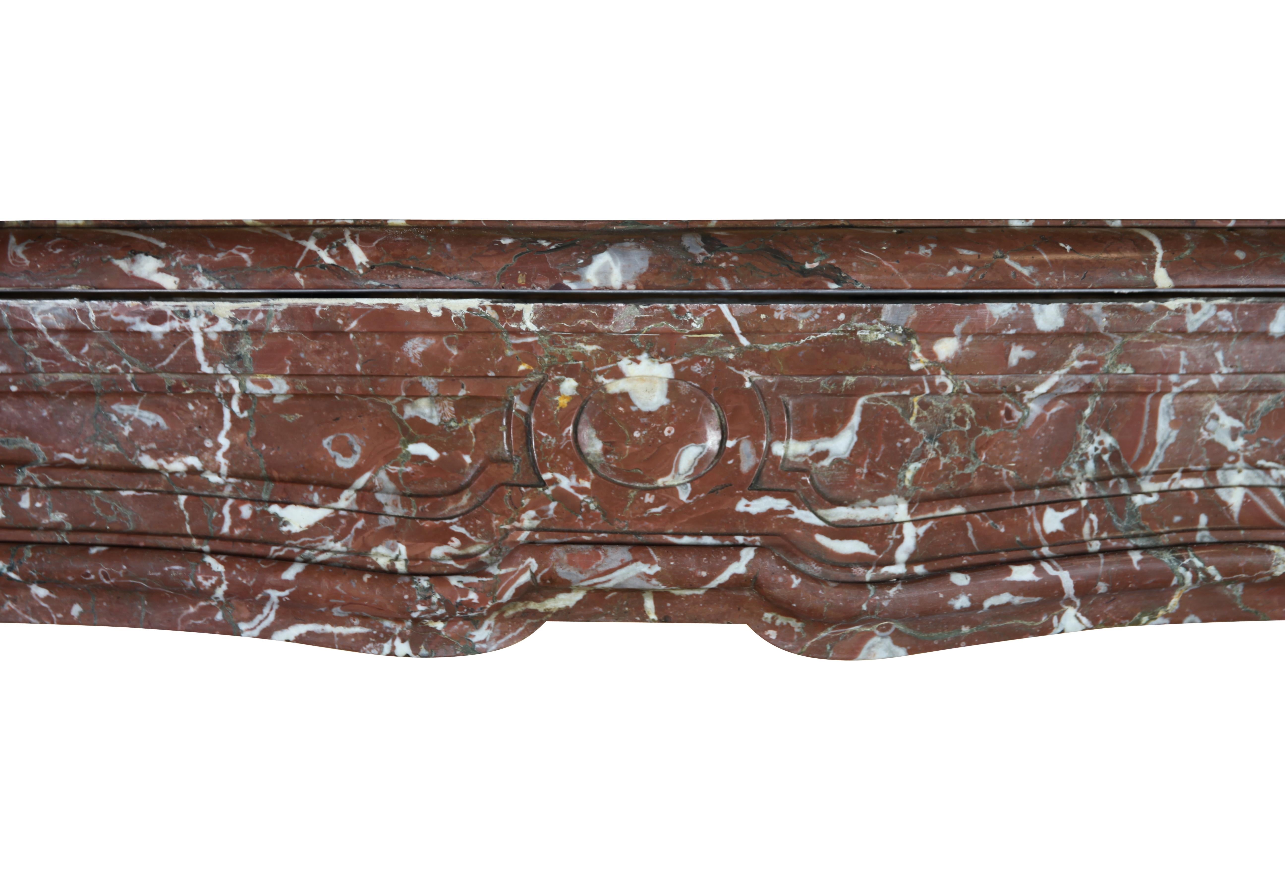 18th Century Belgian Brown Marble Fireplace From The City Of Ghent 2